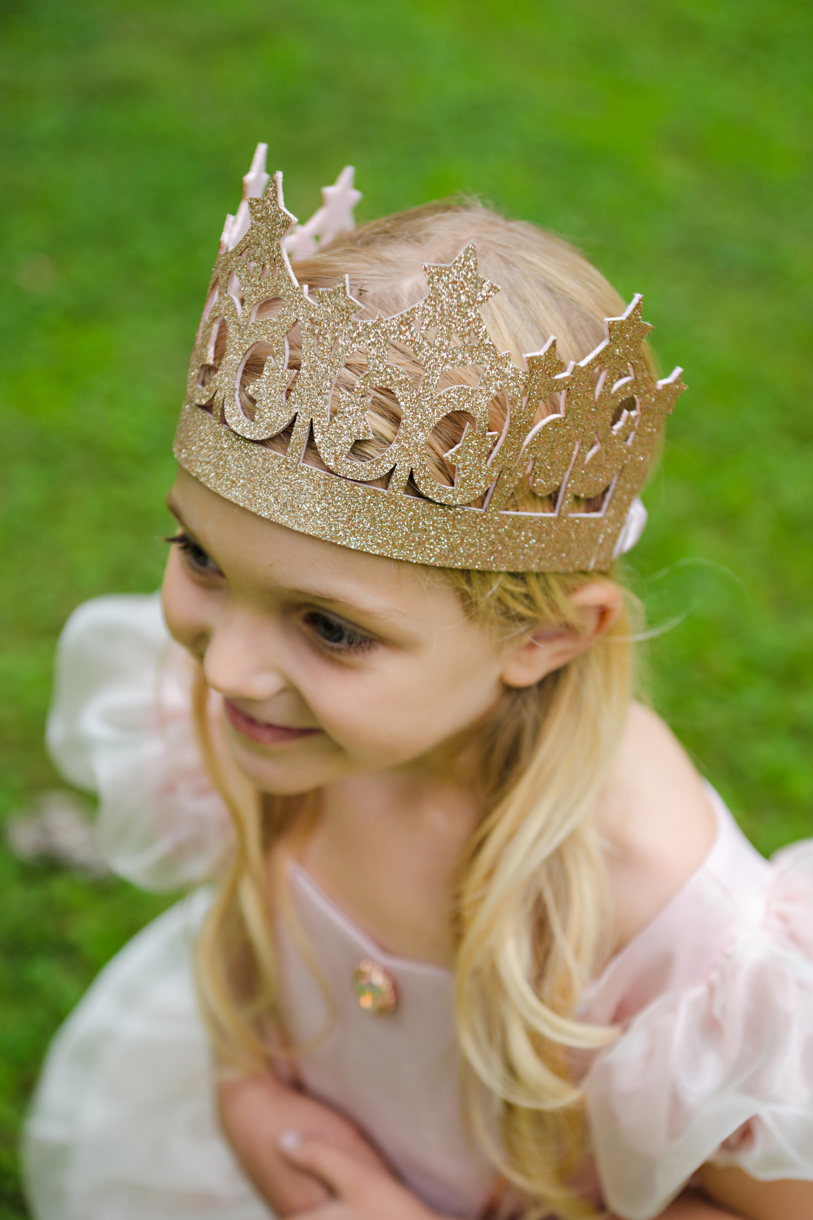 Gold Glitter Crown