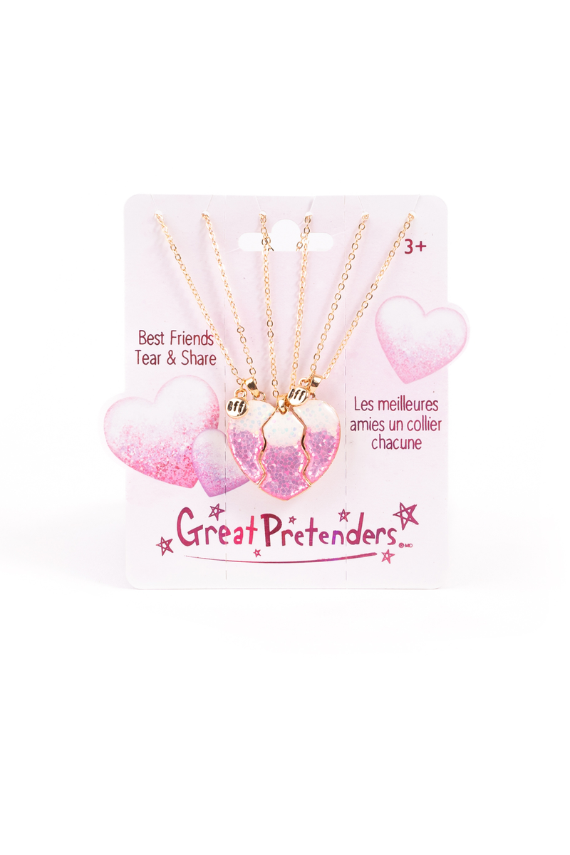 Besties Era Tear and Share Necklaces, 3pc