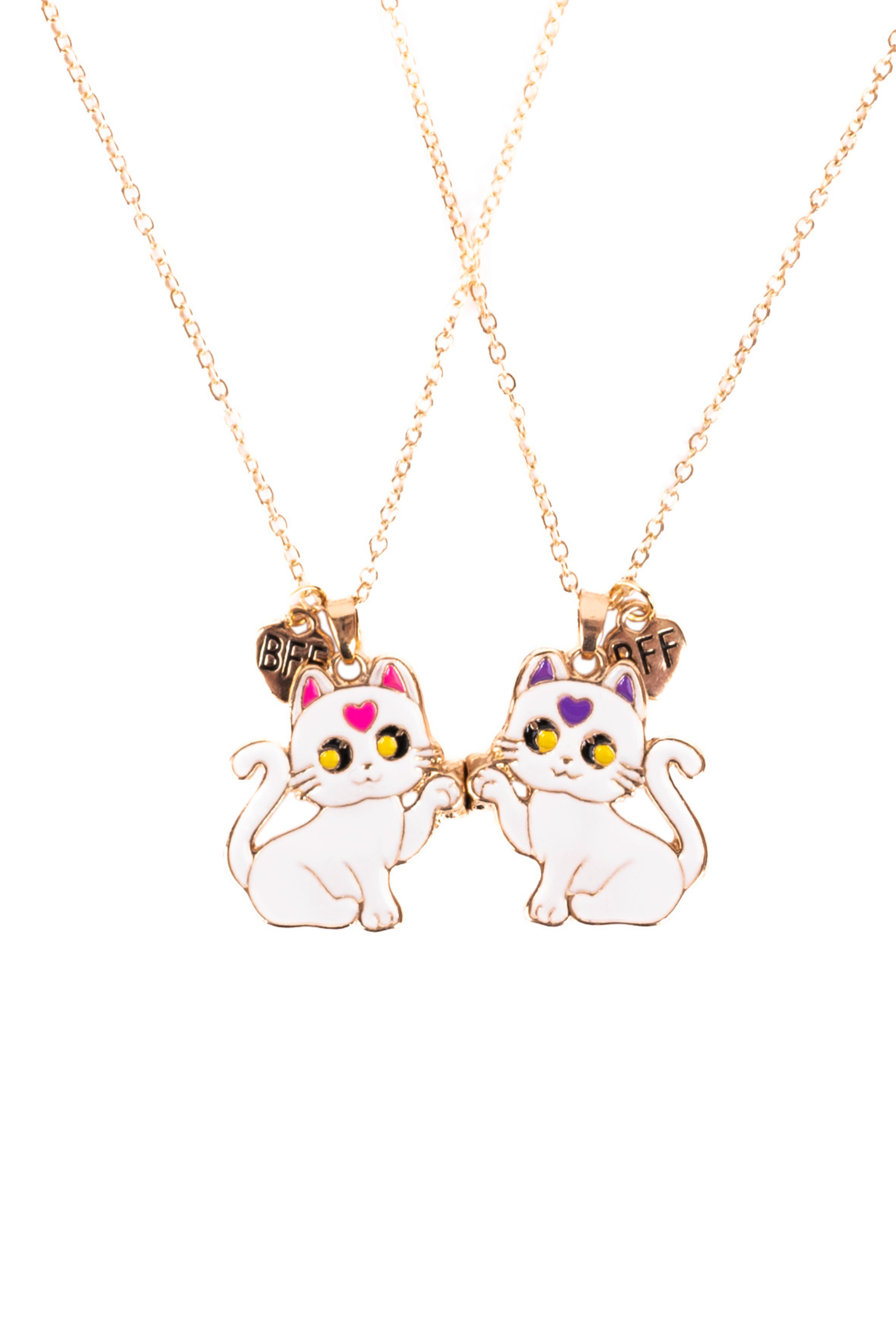 Smitten Kitten Tear & Share Necklaces, 2pc