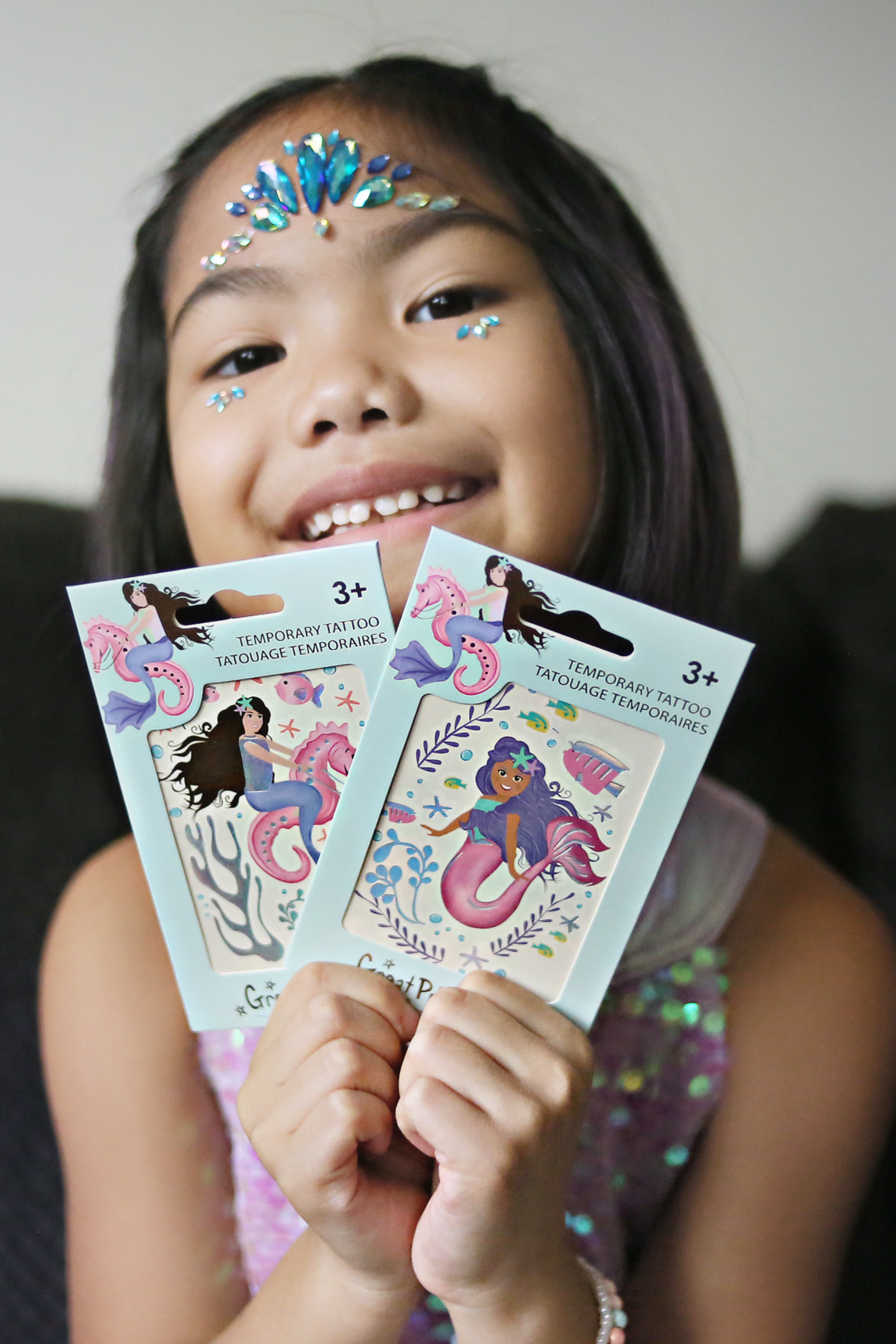 12 pcs Mermaid Tattoo Assortment