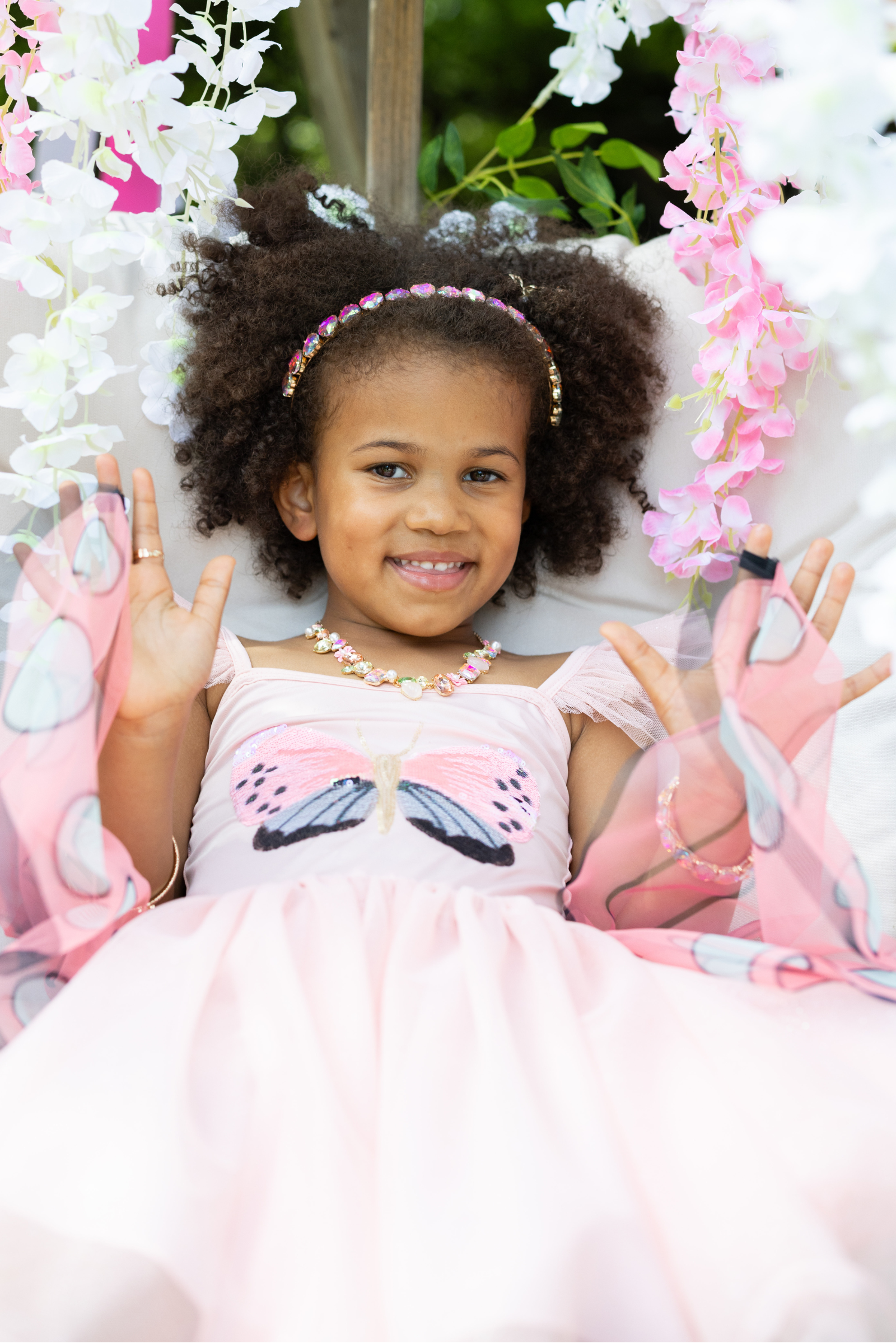 Robe de papillon sequins "Twirl" avec ailes