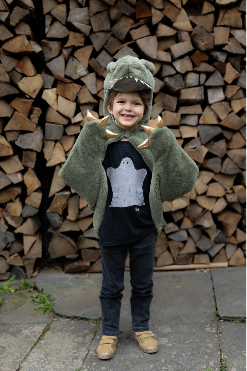 Green T-Rex Cuddle Cape