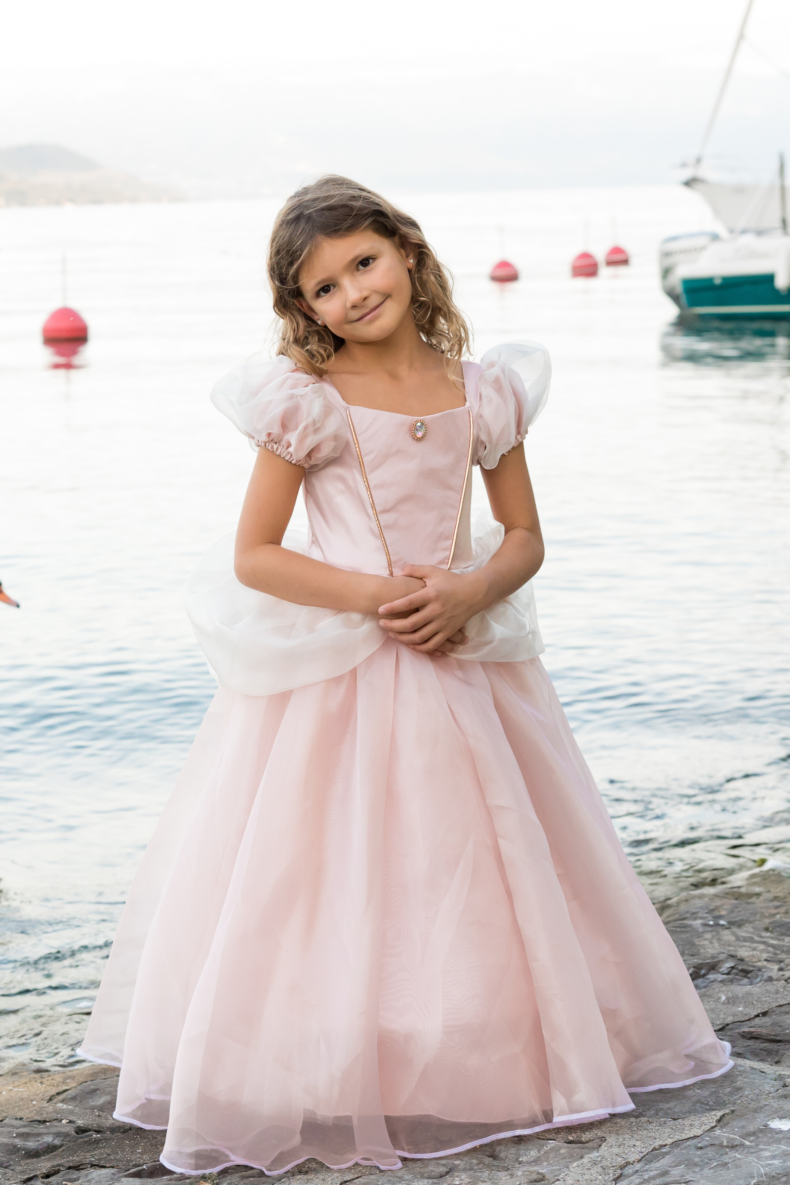 Kids princess gown best sale