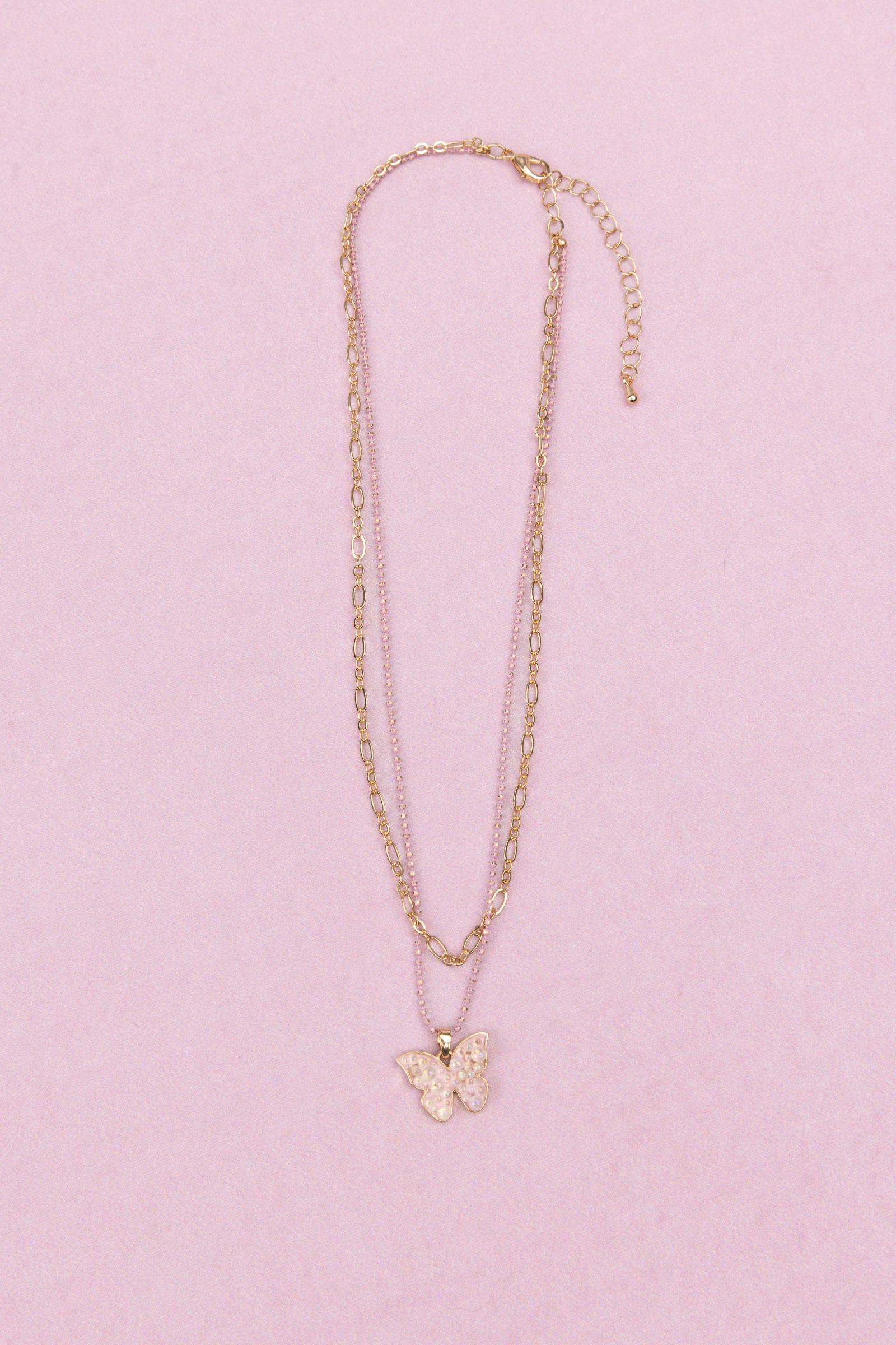 Collier Boutique Chic Bubbly Butterfly