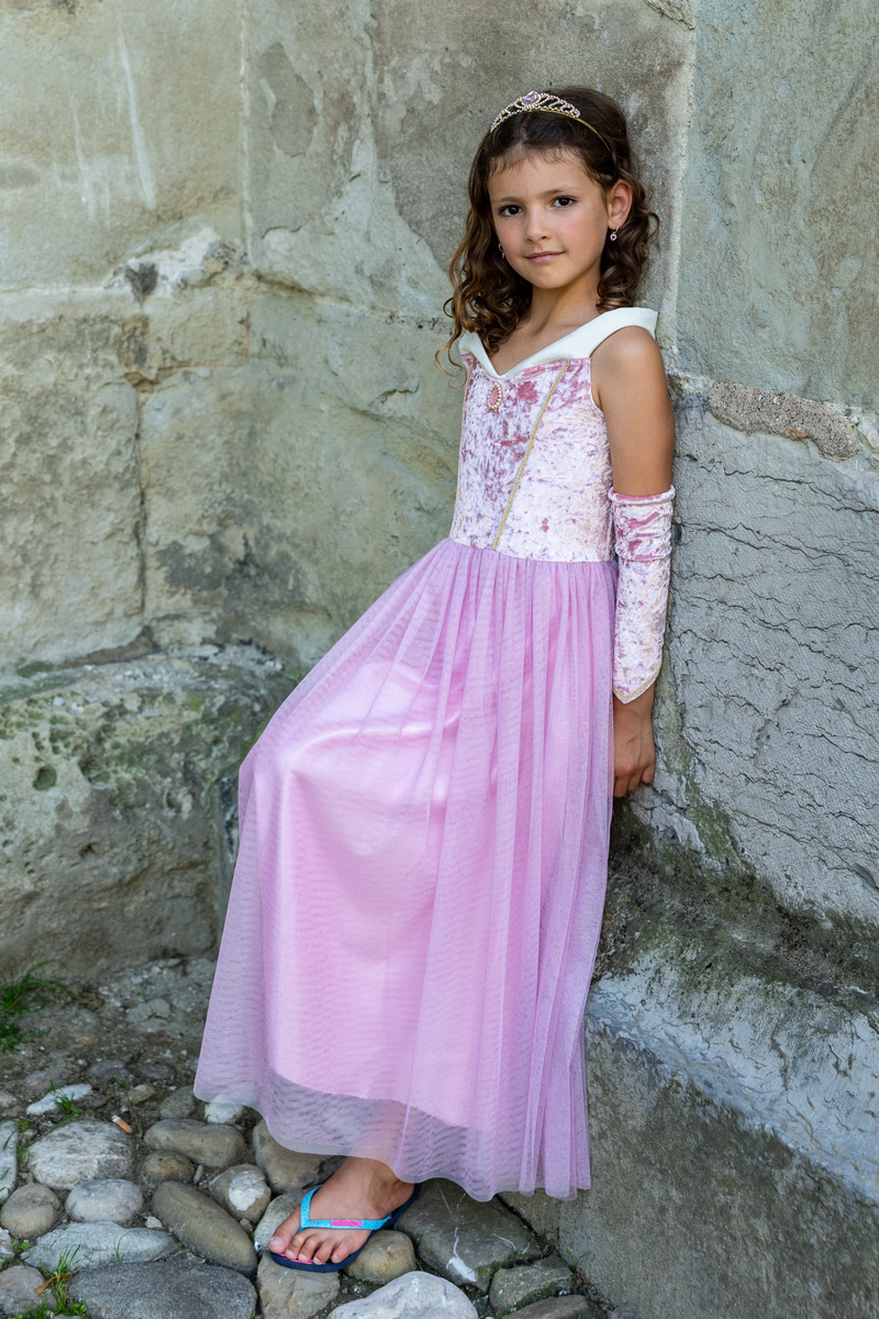 Robe de princesse velours Belle au Bois Dormant