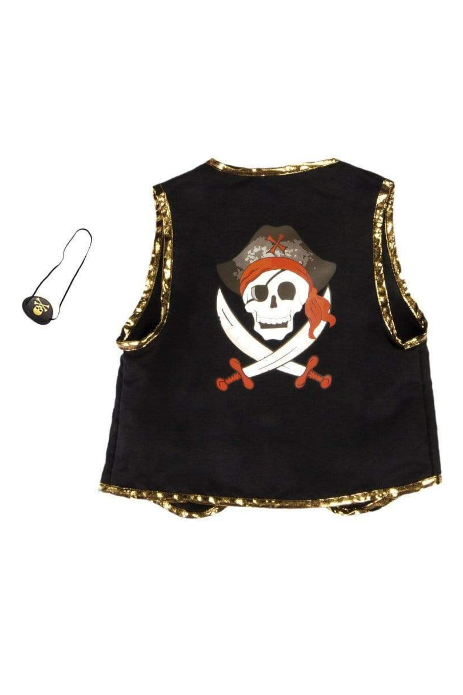 Veste pirate et cache œil, taille US 5-6