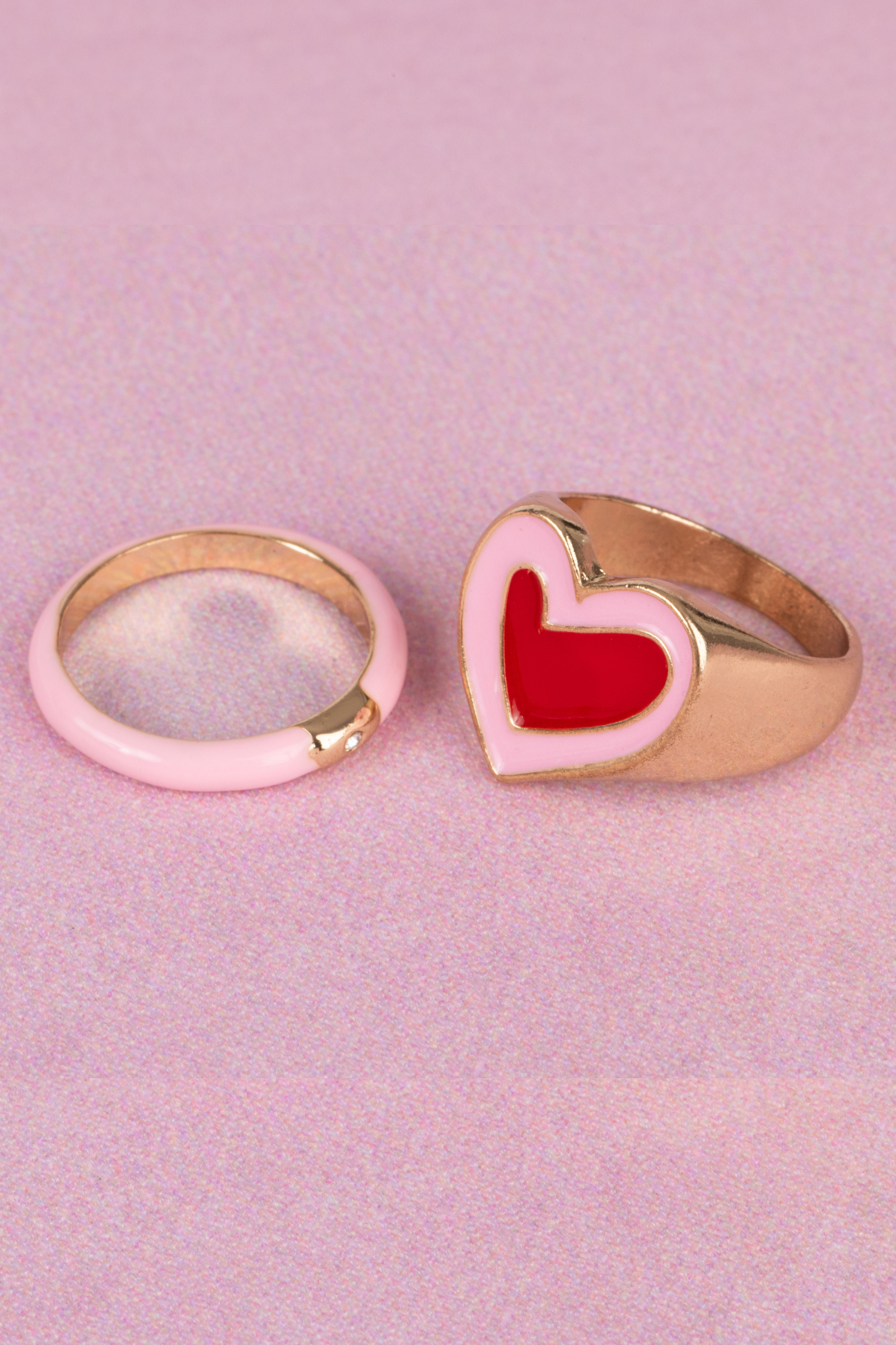Boutique Chic Tickled Pink Rings