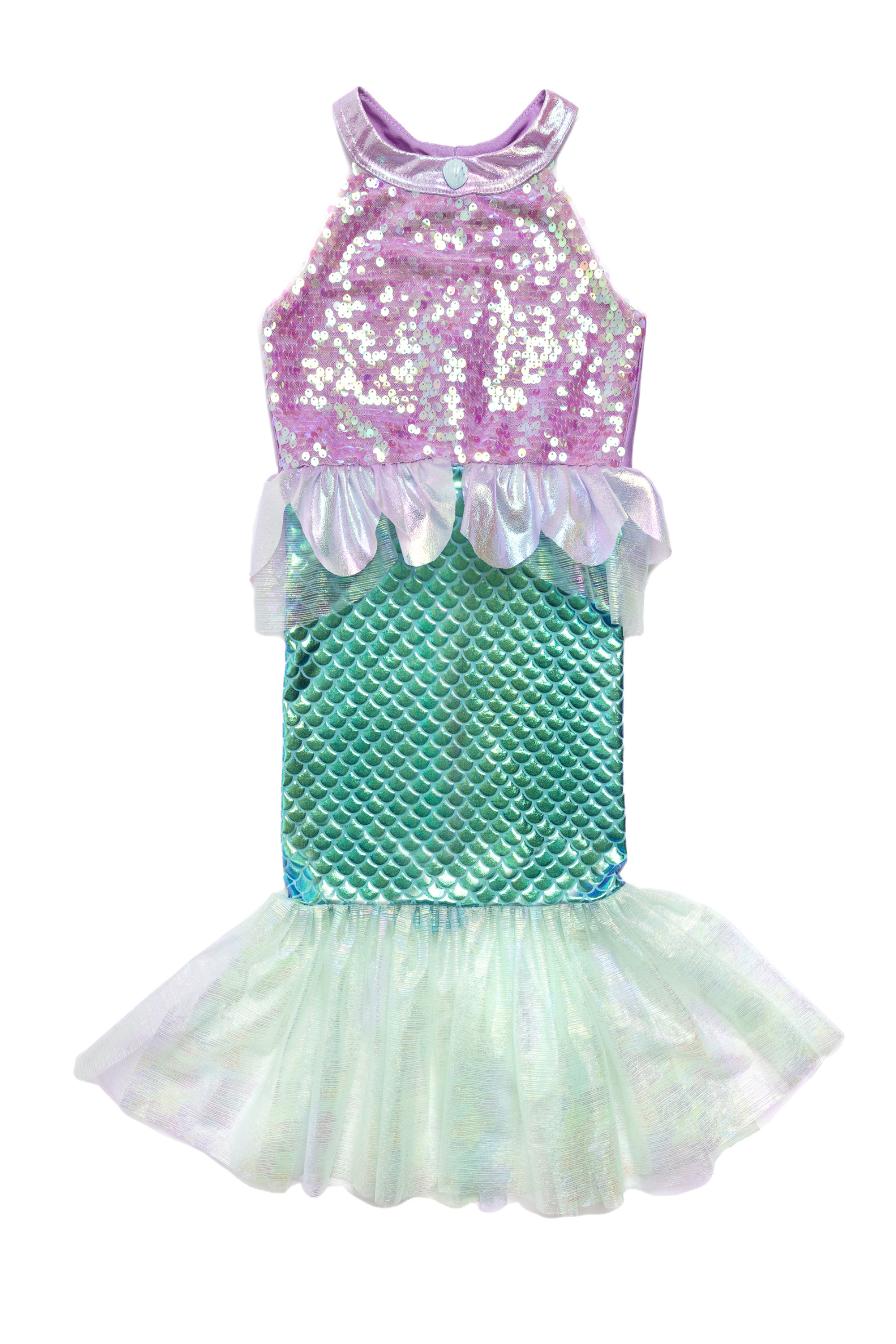 Robe de sirène Misty lila