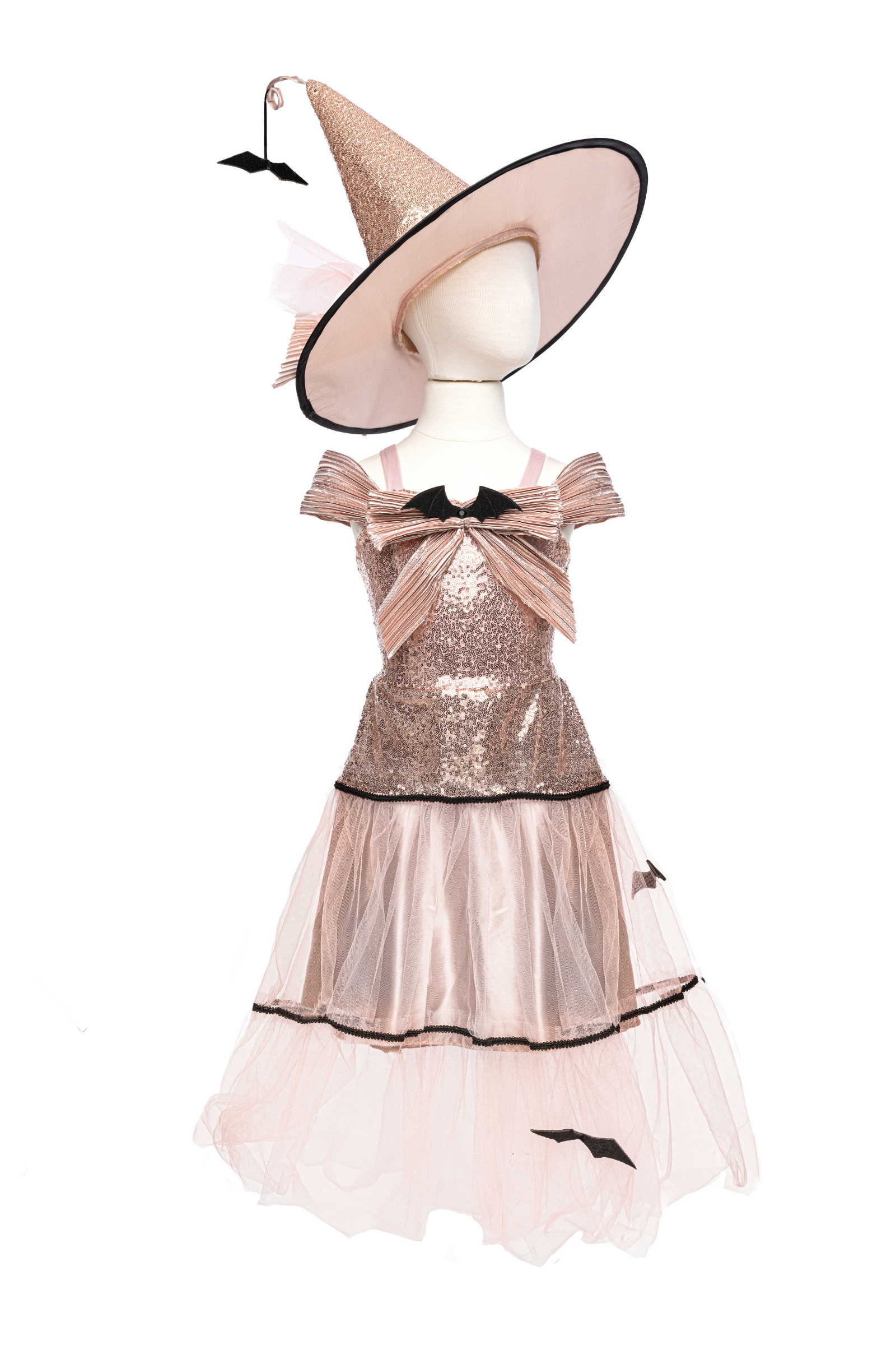 Robe de sorcière glamour avec chapeau