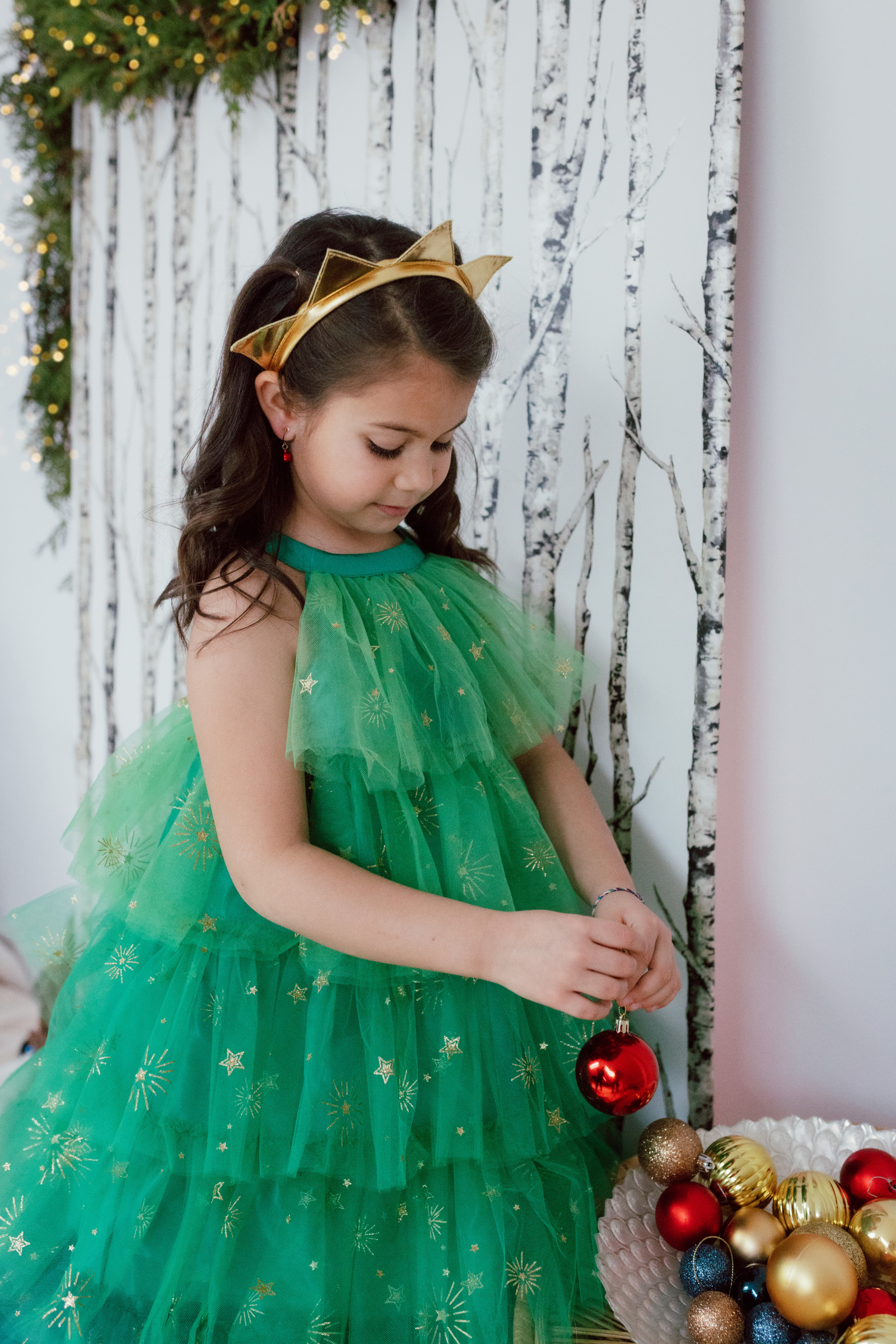 Robe de sapin de Noël avec coiffe