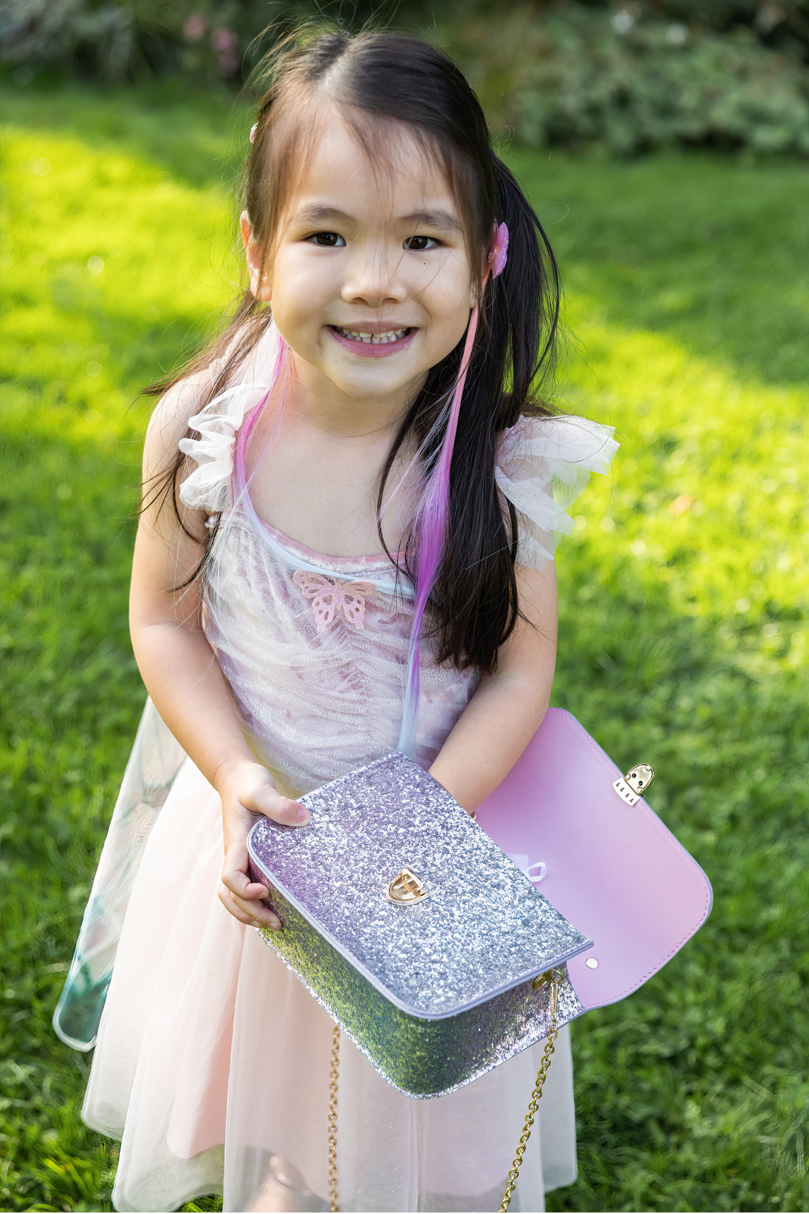 Hollywood Hearts Hair Extensions, Pastel