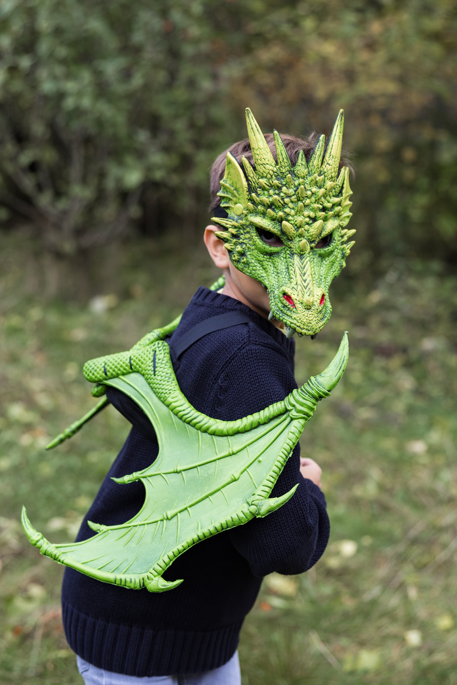 Ailes de dragon, vert