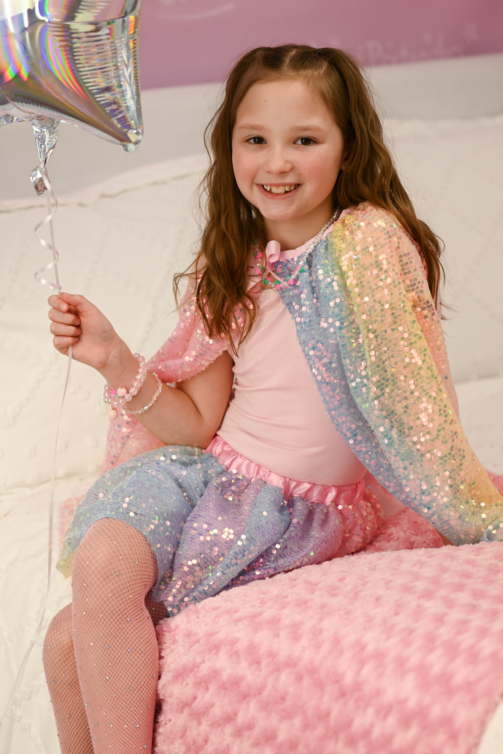 Tutu sequins multicolore pastel