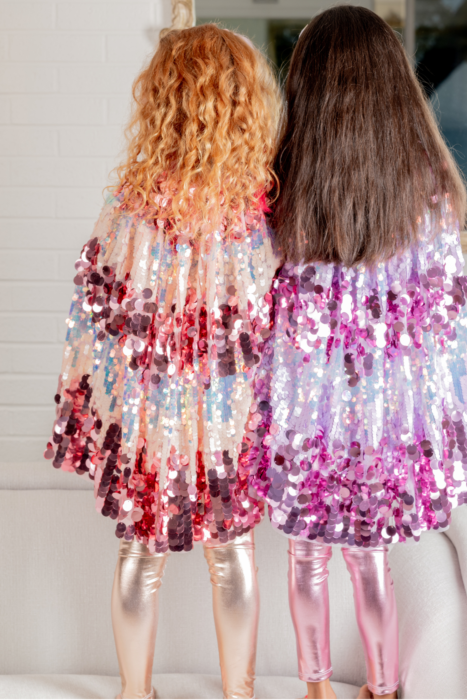 The 5th Avenue Purple Paillette Cape