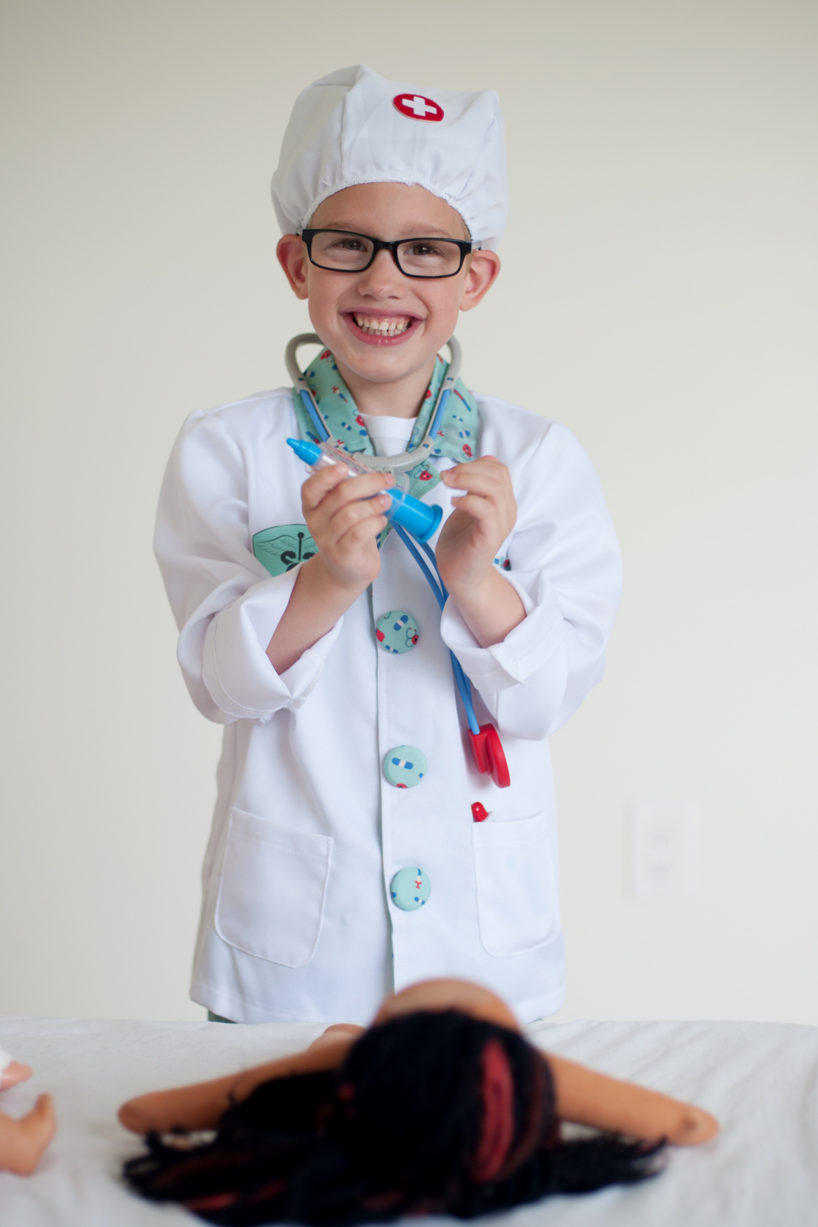 Set de docteur avec accessoires, vert