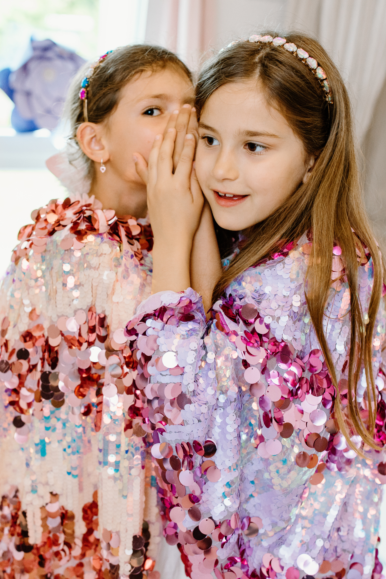 The 5th Avenue Purple Paillette Cape