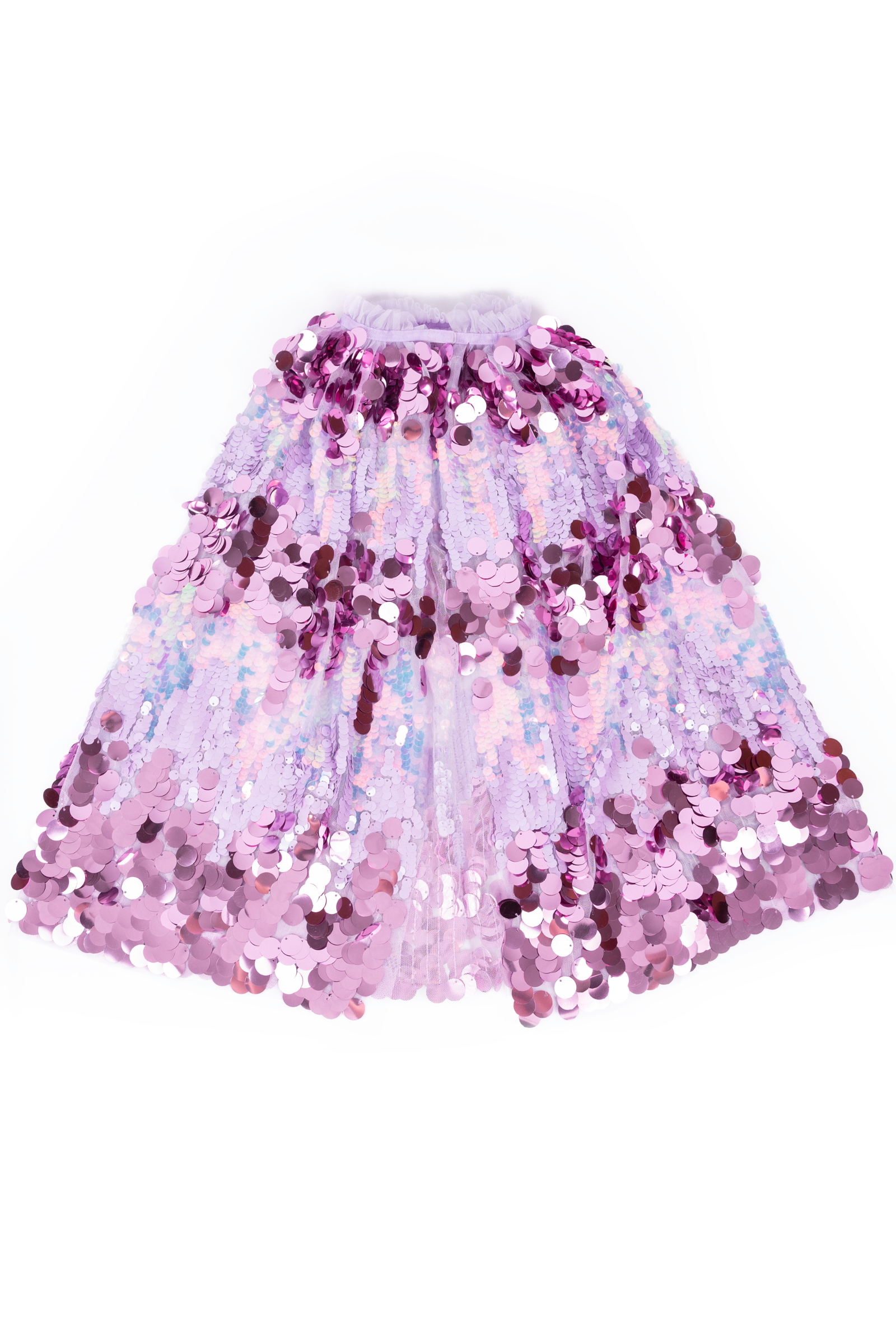 Cape pailletée brillante "The 5th Avenue" rose