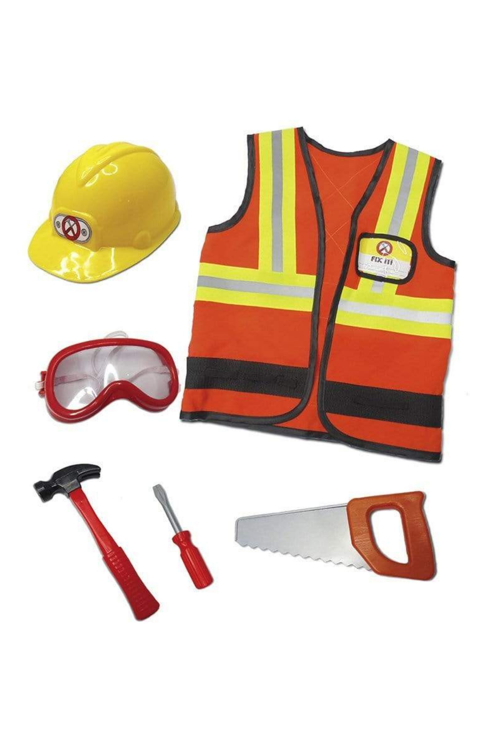 Construction Worker with Accessories