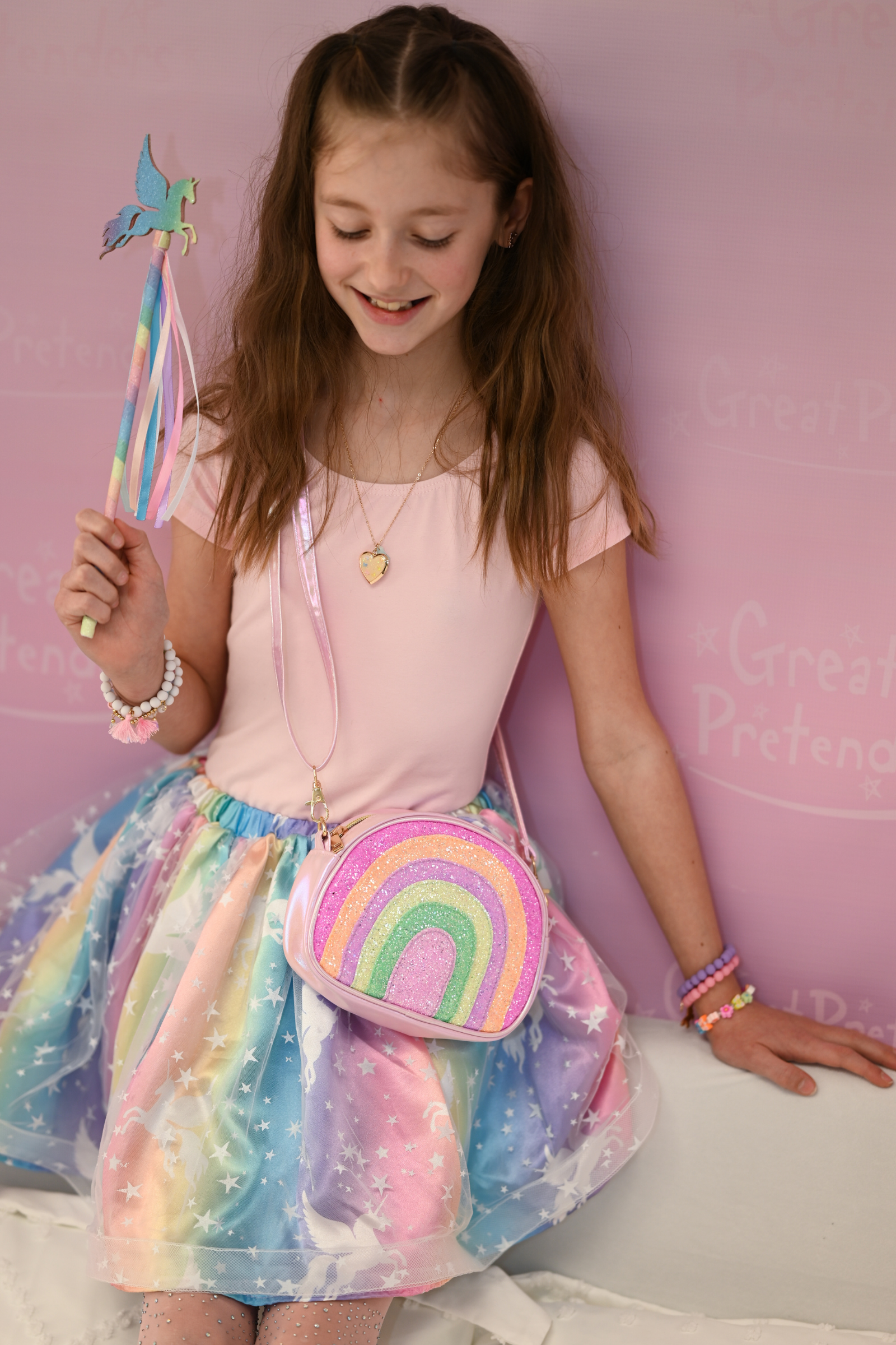 Sac-à-main "Glitter Rainbow"