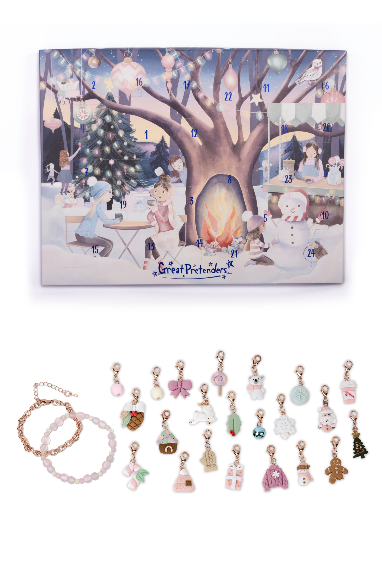 Calendrier de l'Avent - "Construis ton propre bracelet" - thème "Cozy Christmas"