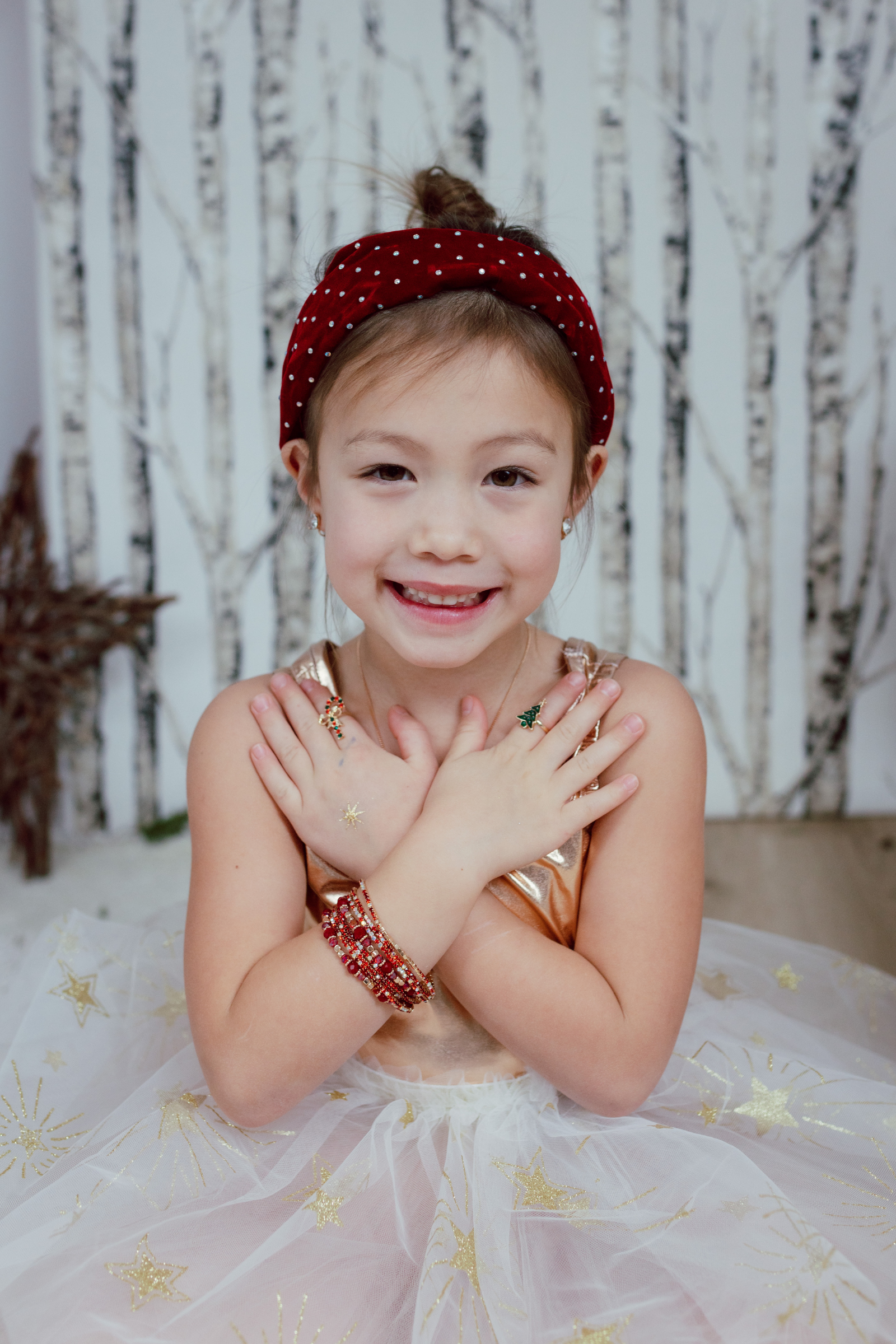 Bracelet Boutique " Ruby Red", 3 Pcs