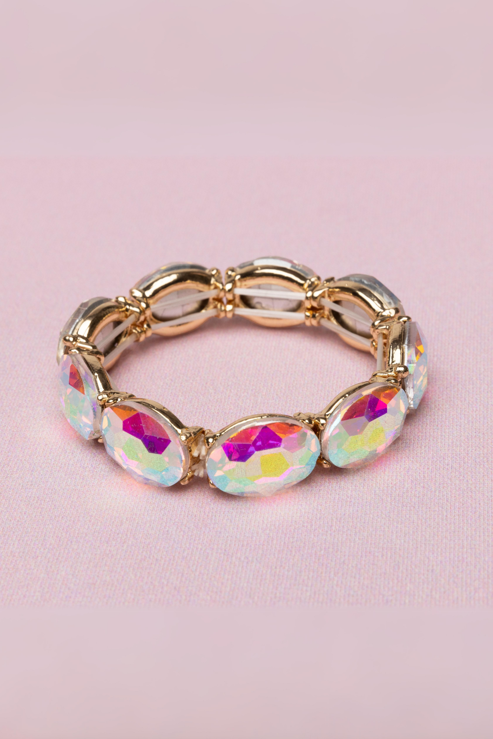 Bracelet Boutique Chic "Aurora Borealis Gem"