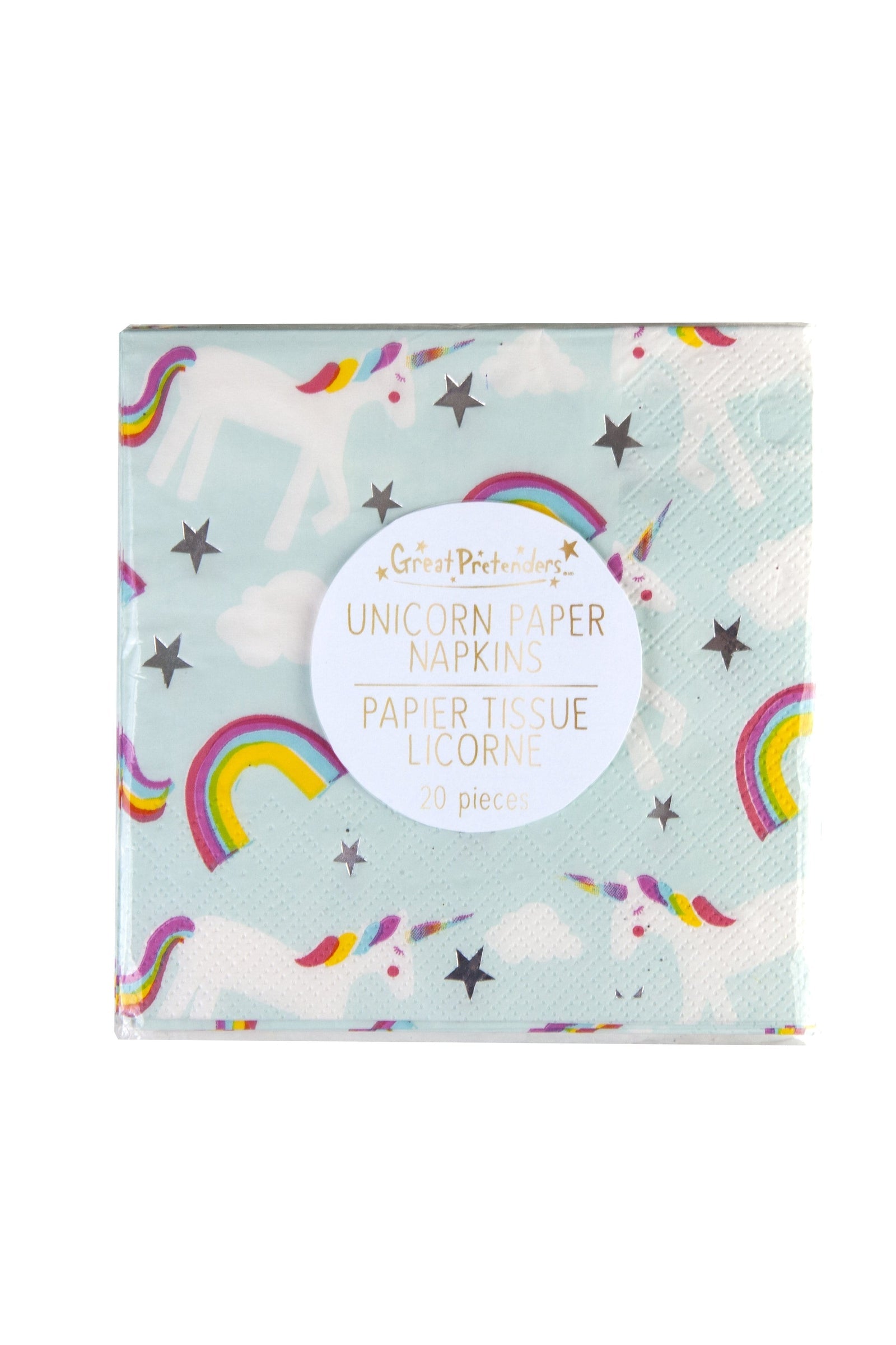 Napkins - Unicorn Square (20 pcs)