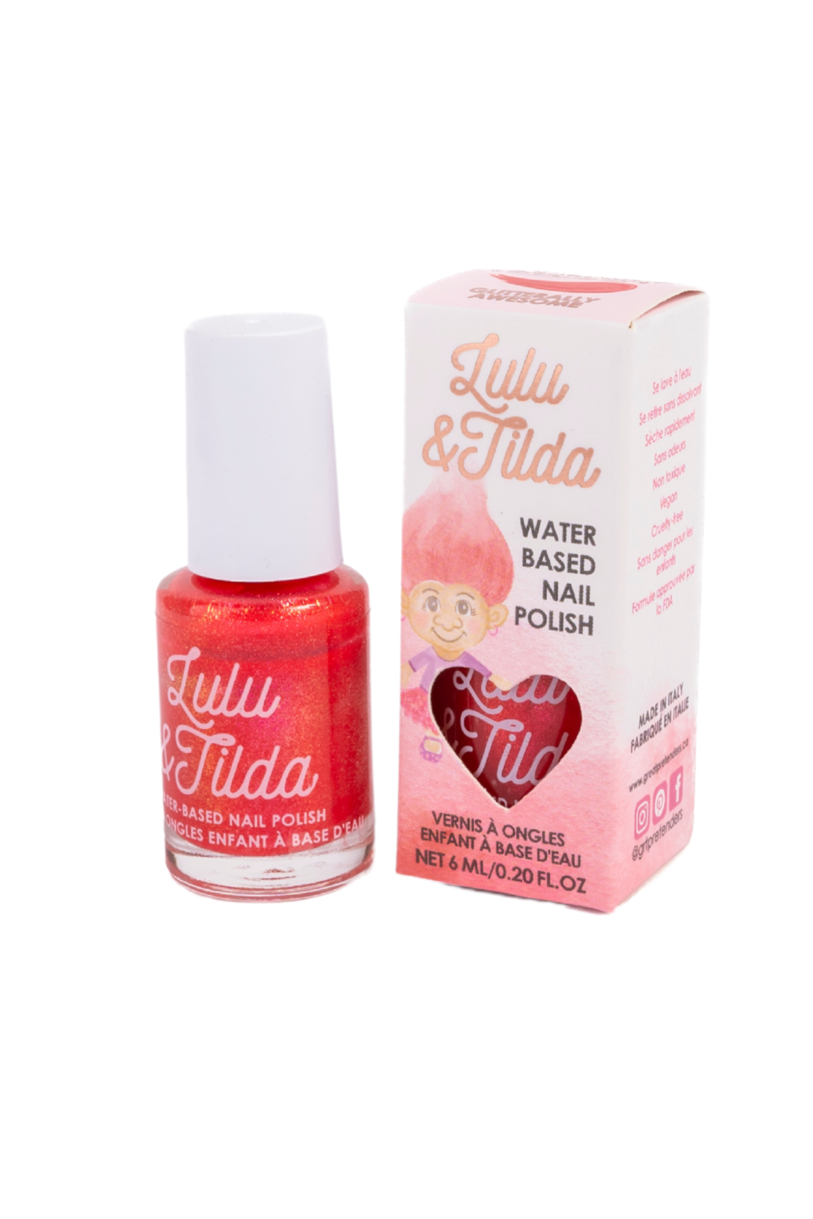 Vernis à ongles - Pinky Promise - se lave à l'eau - 6ml