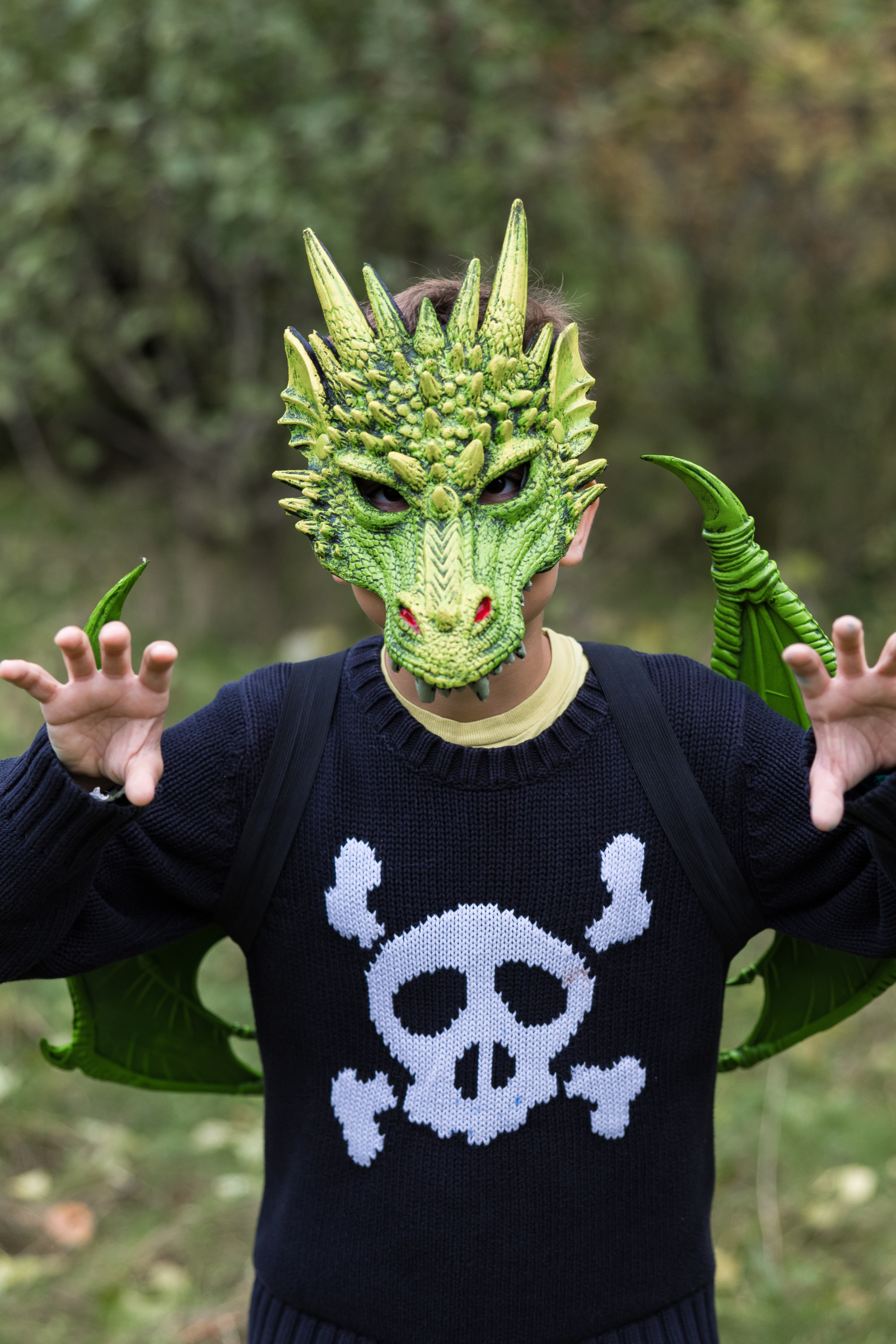 Green Dragon Mask