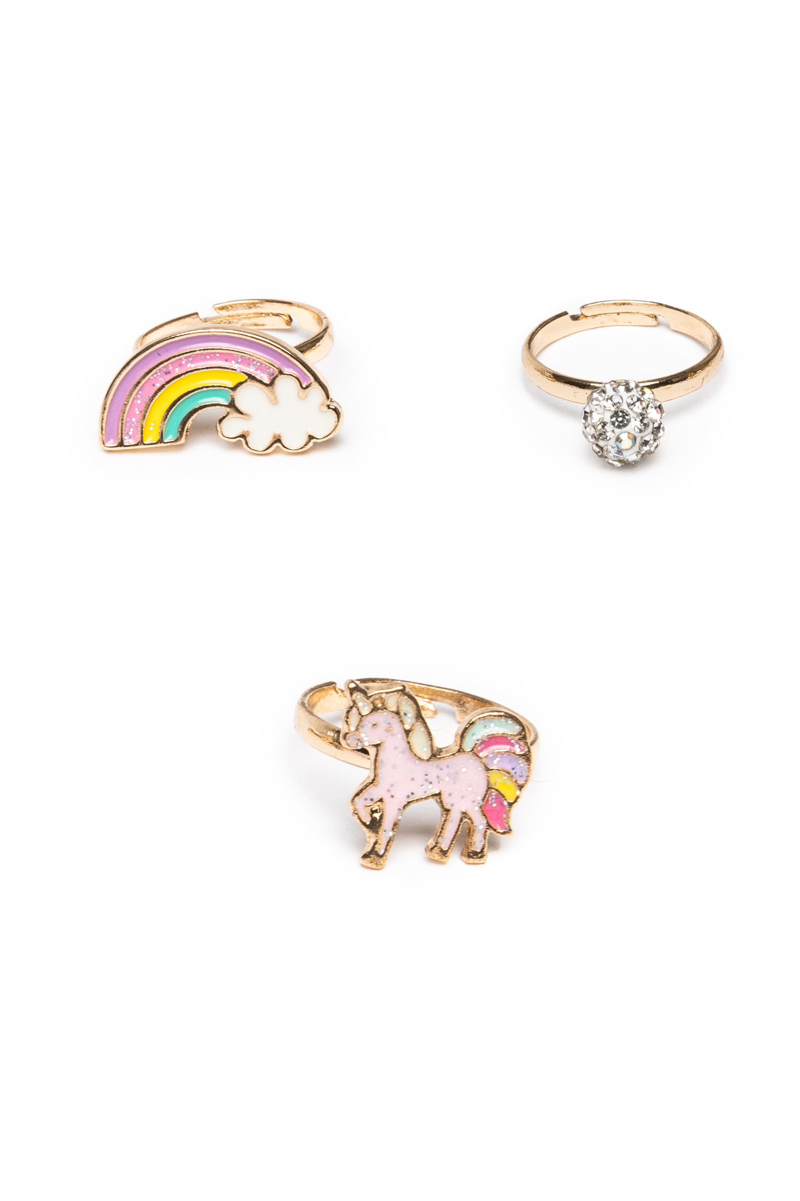 Boutique Unicorn Rainbow Rings