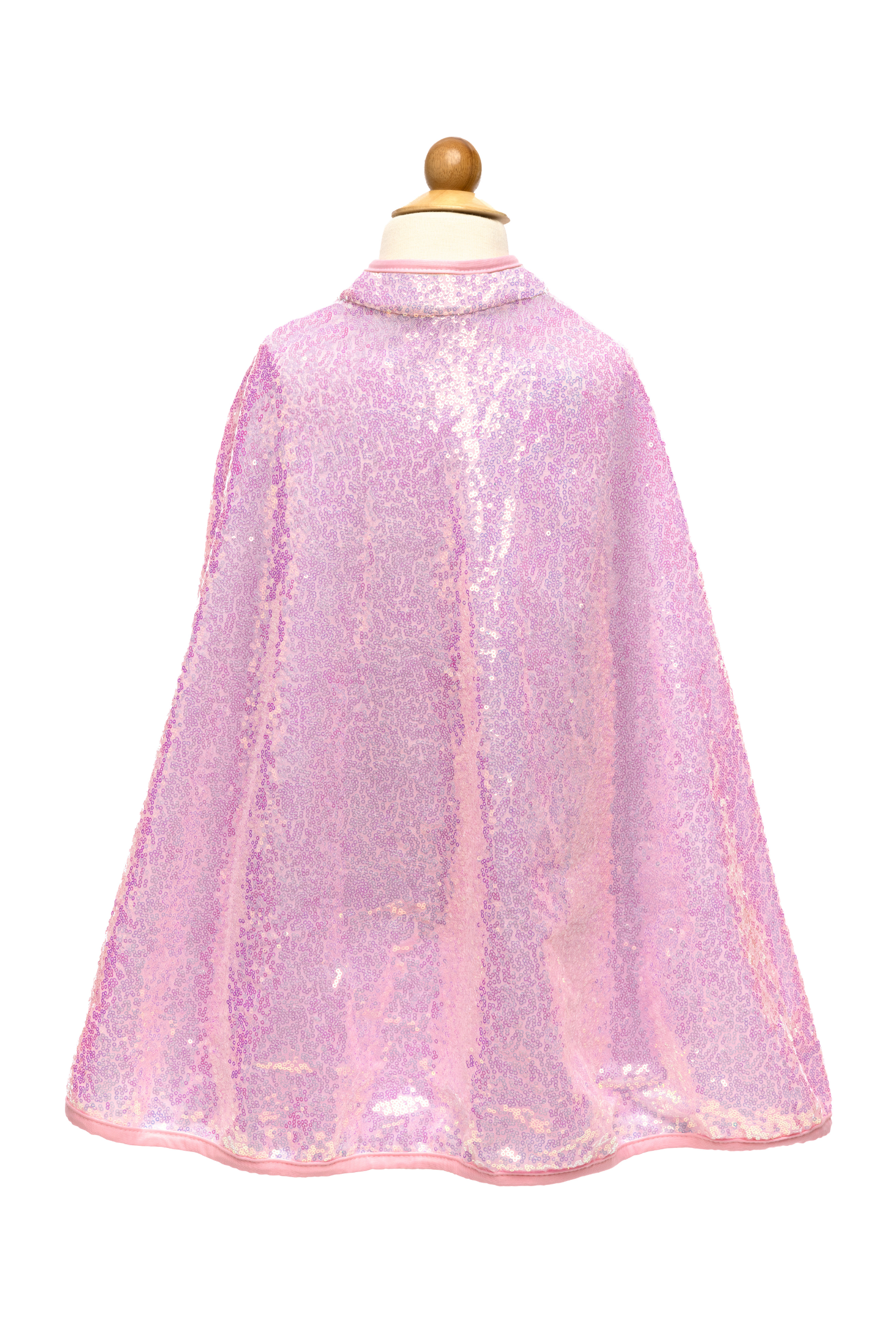 Cape de princesse sequins chatoyants lila