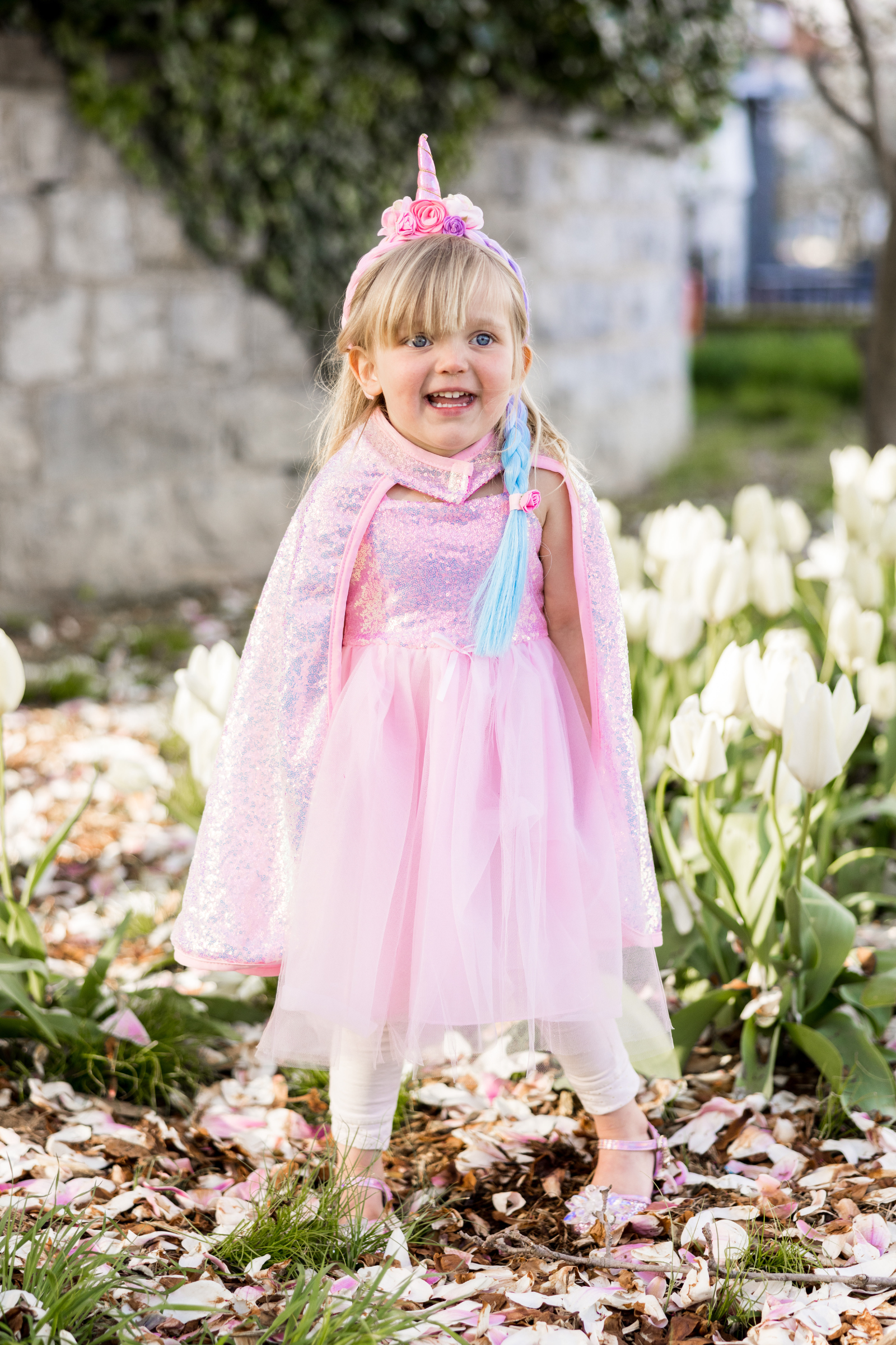 Cape de princesse sequins chatoyants lila
