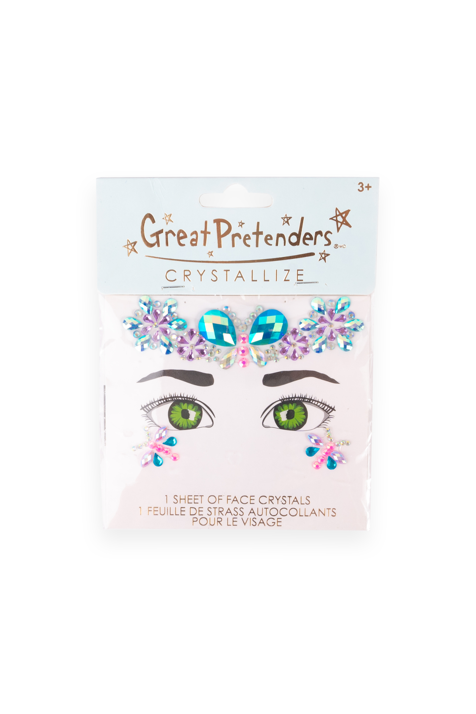 Face Crystals Sheet - Butterfly Garden