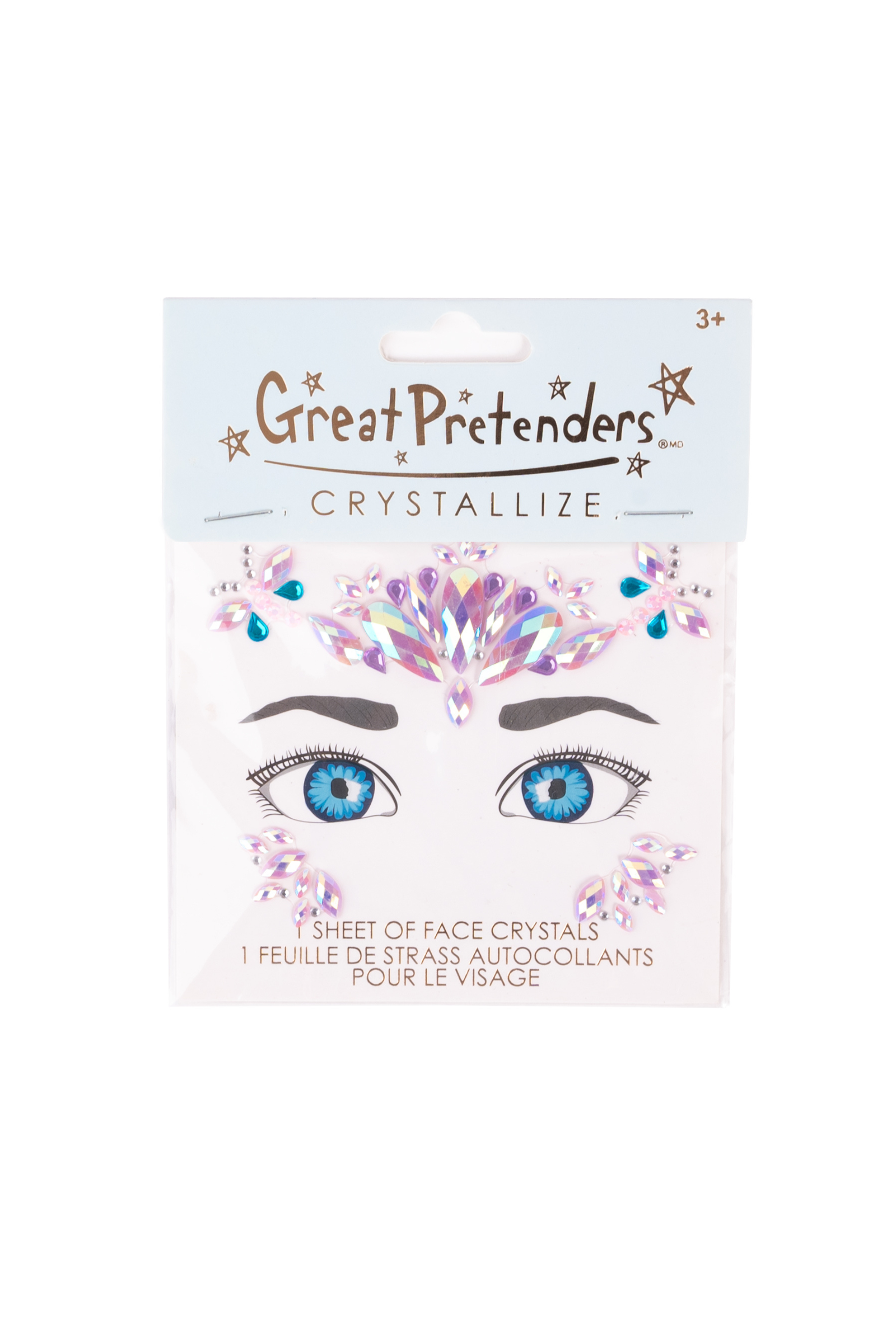 Face Crystals Sheet - Fairy Flutter