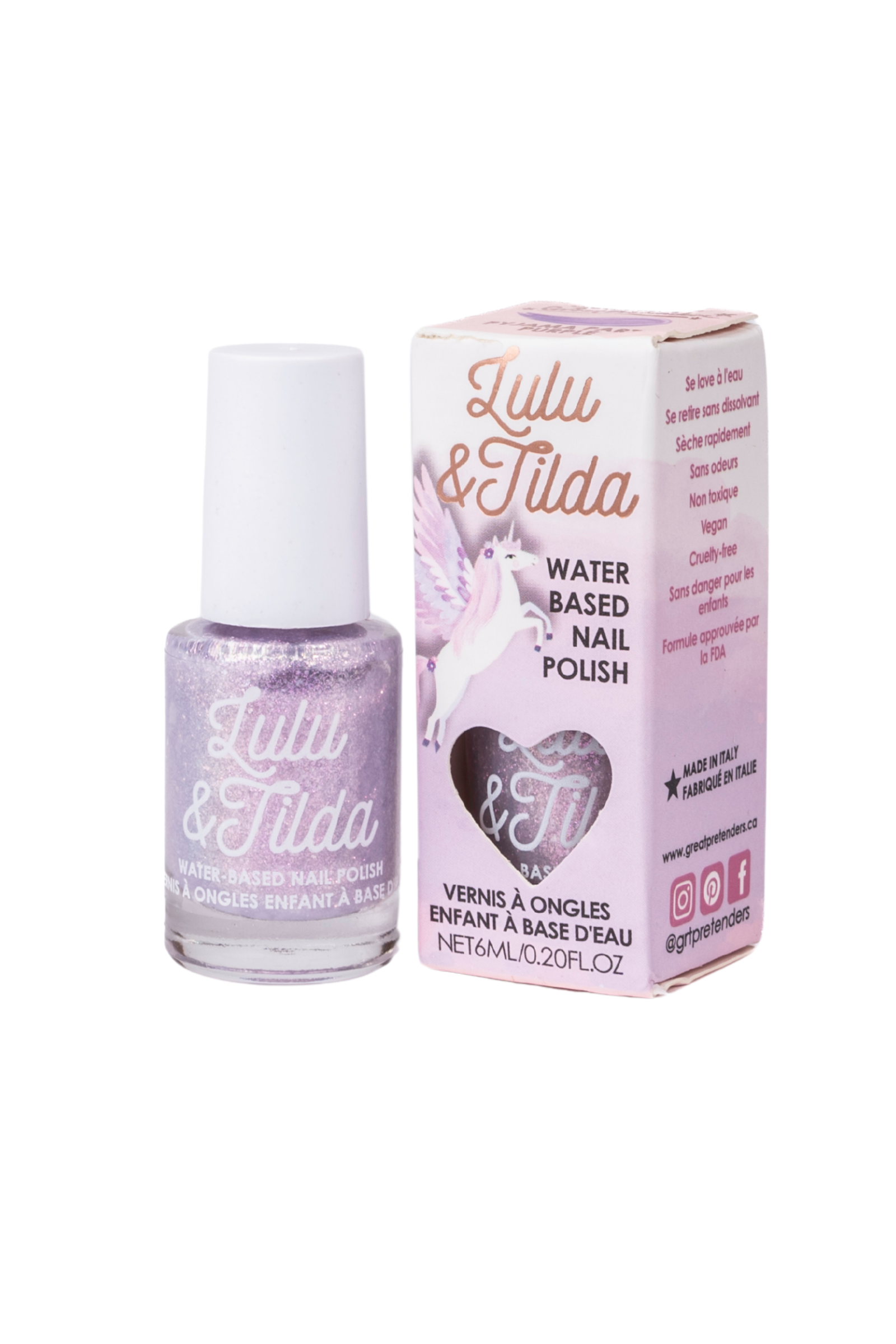 Vernis à ongles - Pinky Promise - se lave à l'eau - 6ml