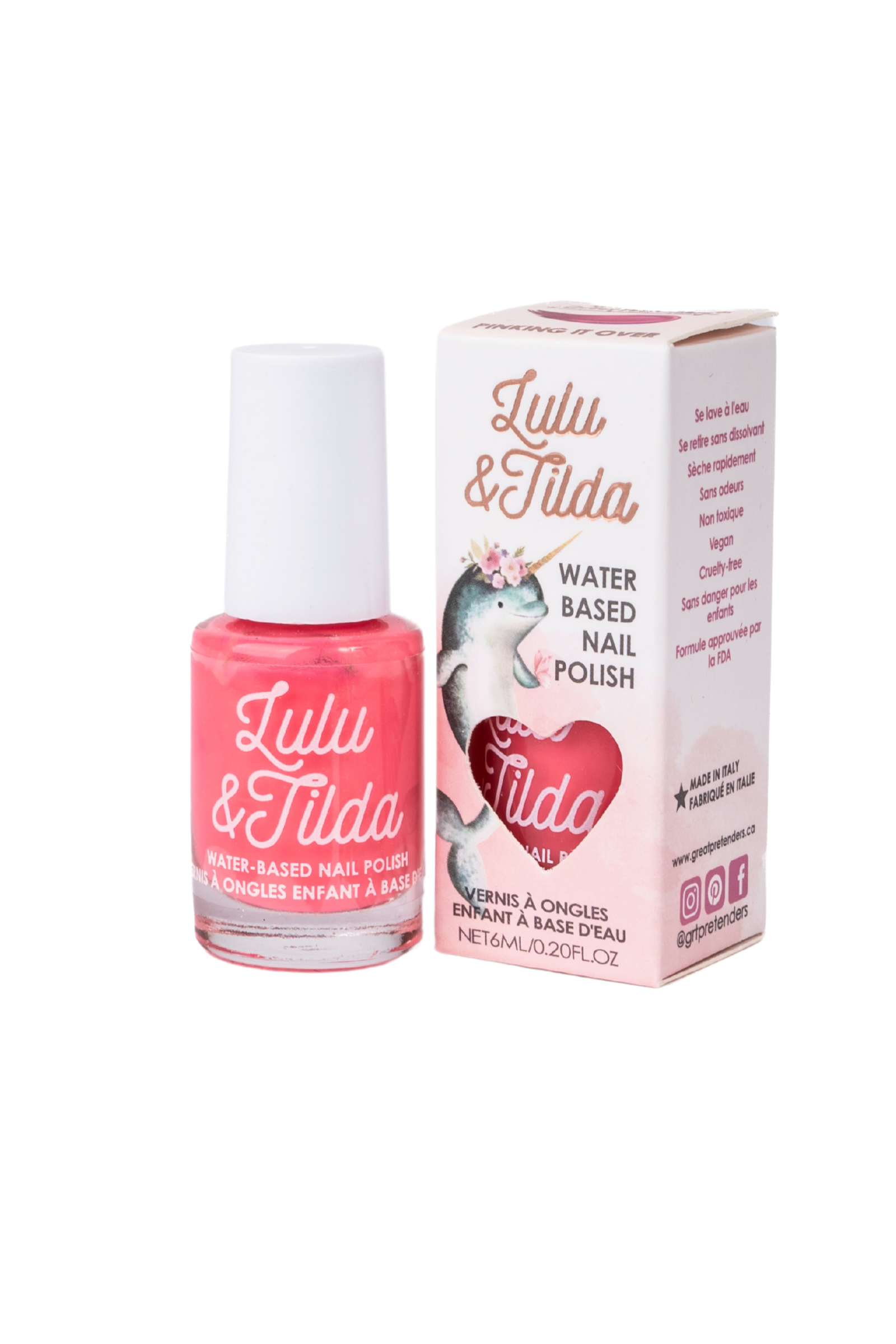 Vernis à ongles - Pinky Promise - se lave à l'eau - 6ml