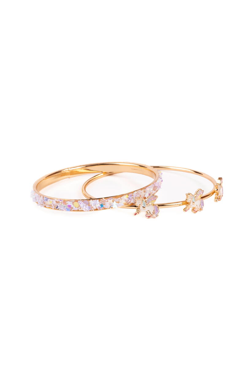 Boutique Unicorn Daydream Bangles, 2pc