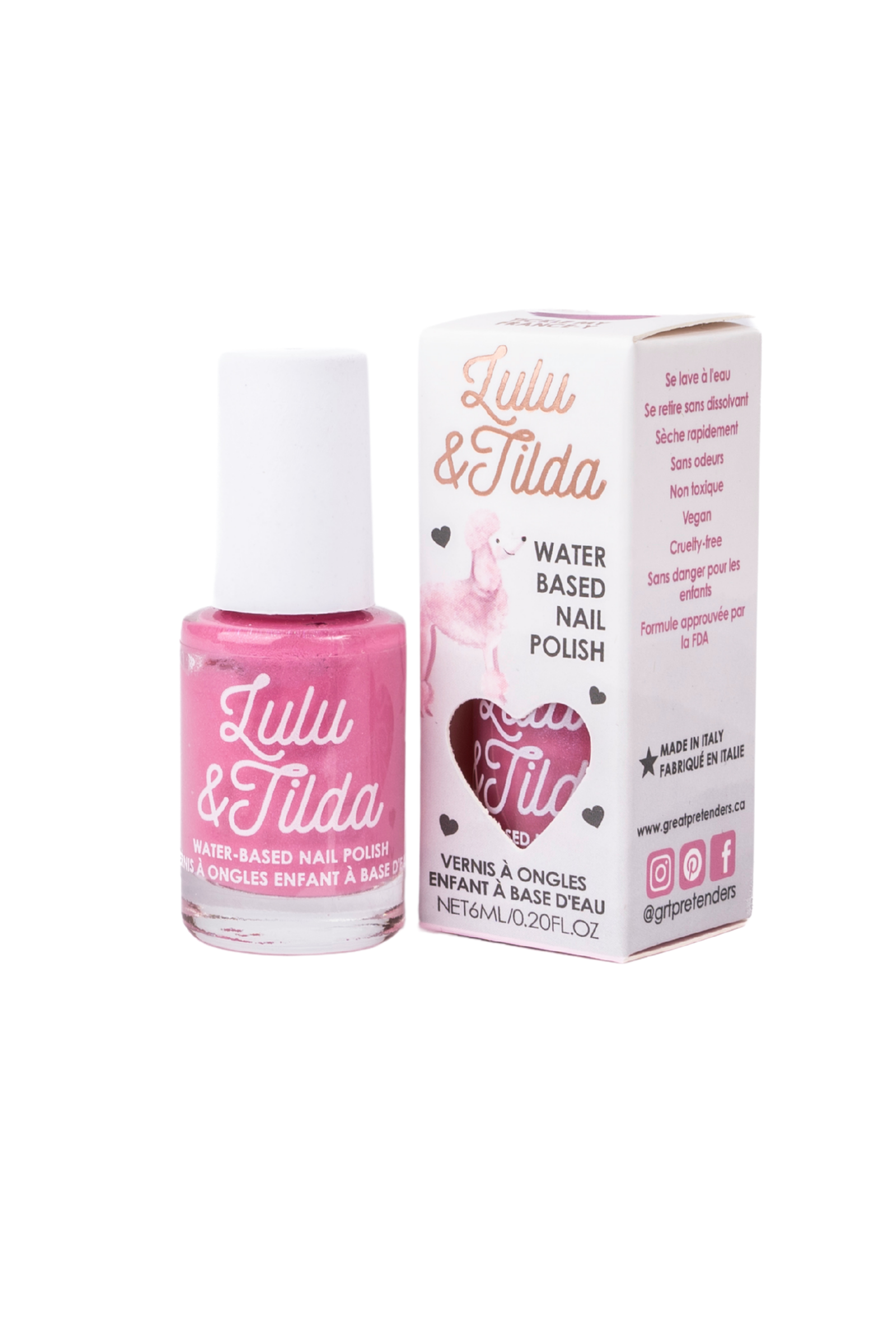 Vernis à ongles - Pinky Promise - se lave à l'eau - 6ml