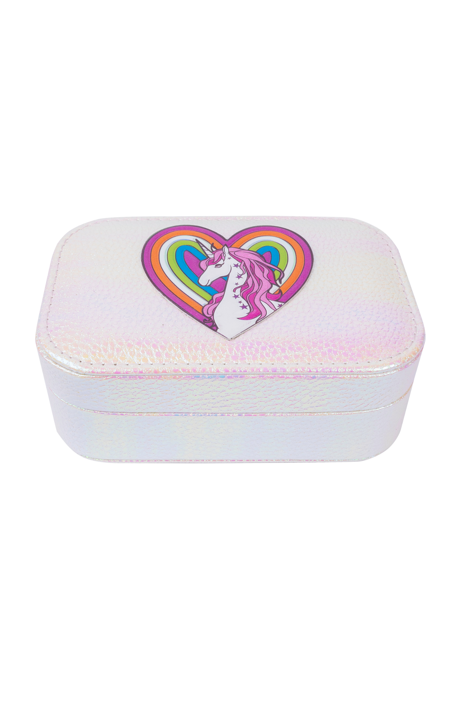 Pretty Precious Unicorn Jewelry Box in Irridescent