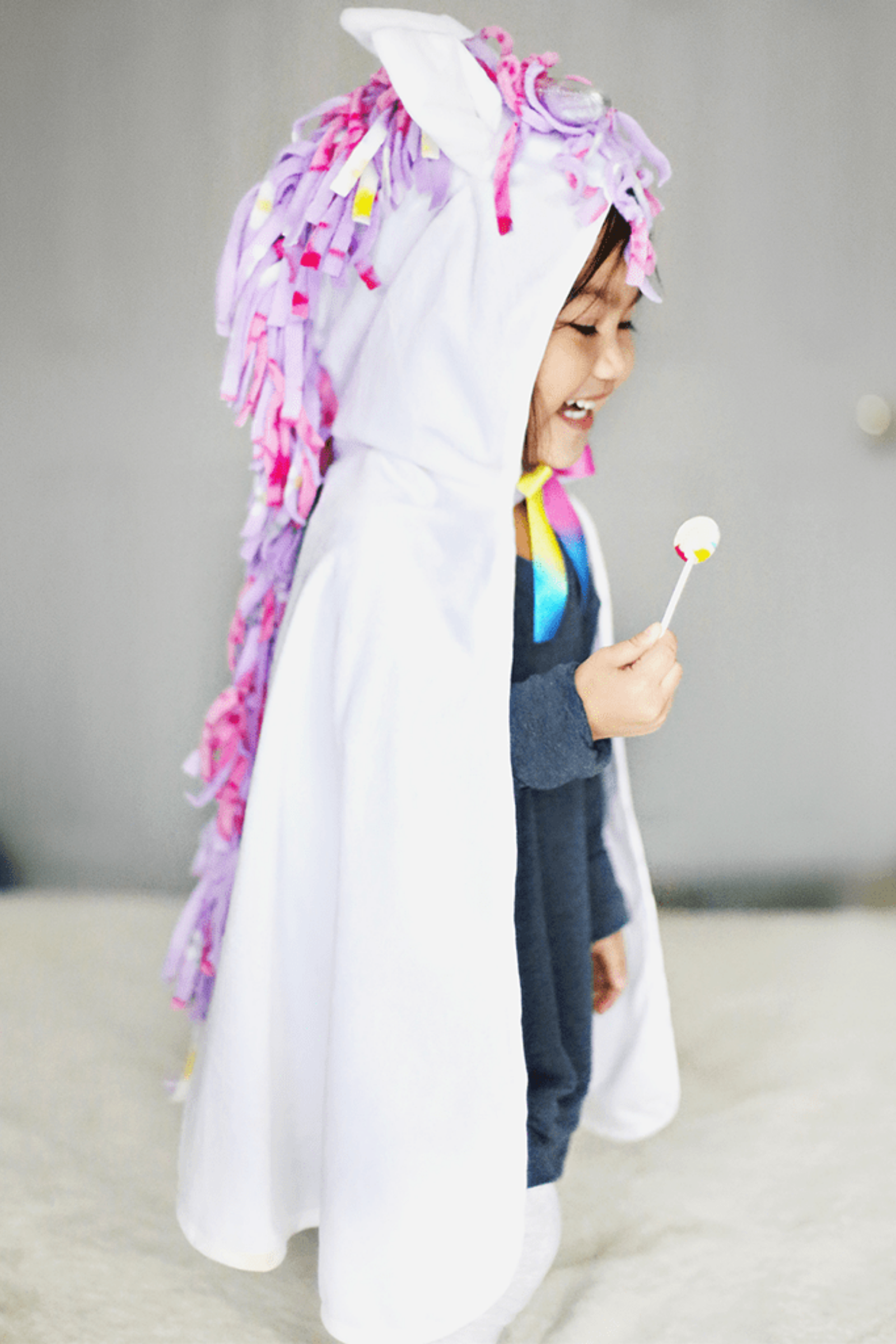 Baby & Toddler White Unicorn Cape