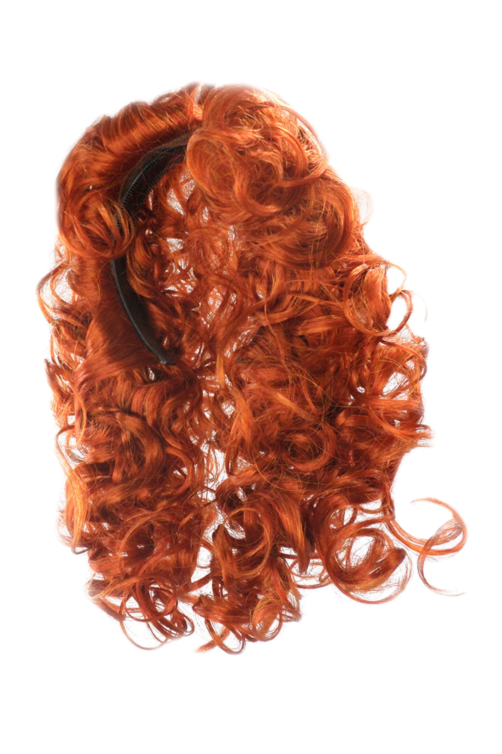 Red Wavy Hair Piece