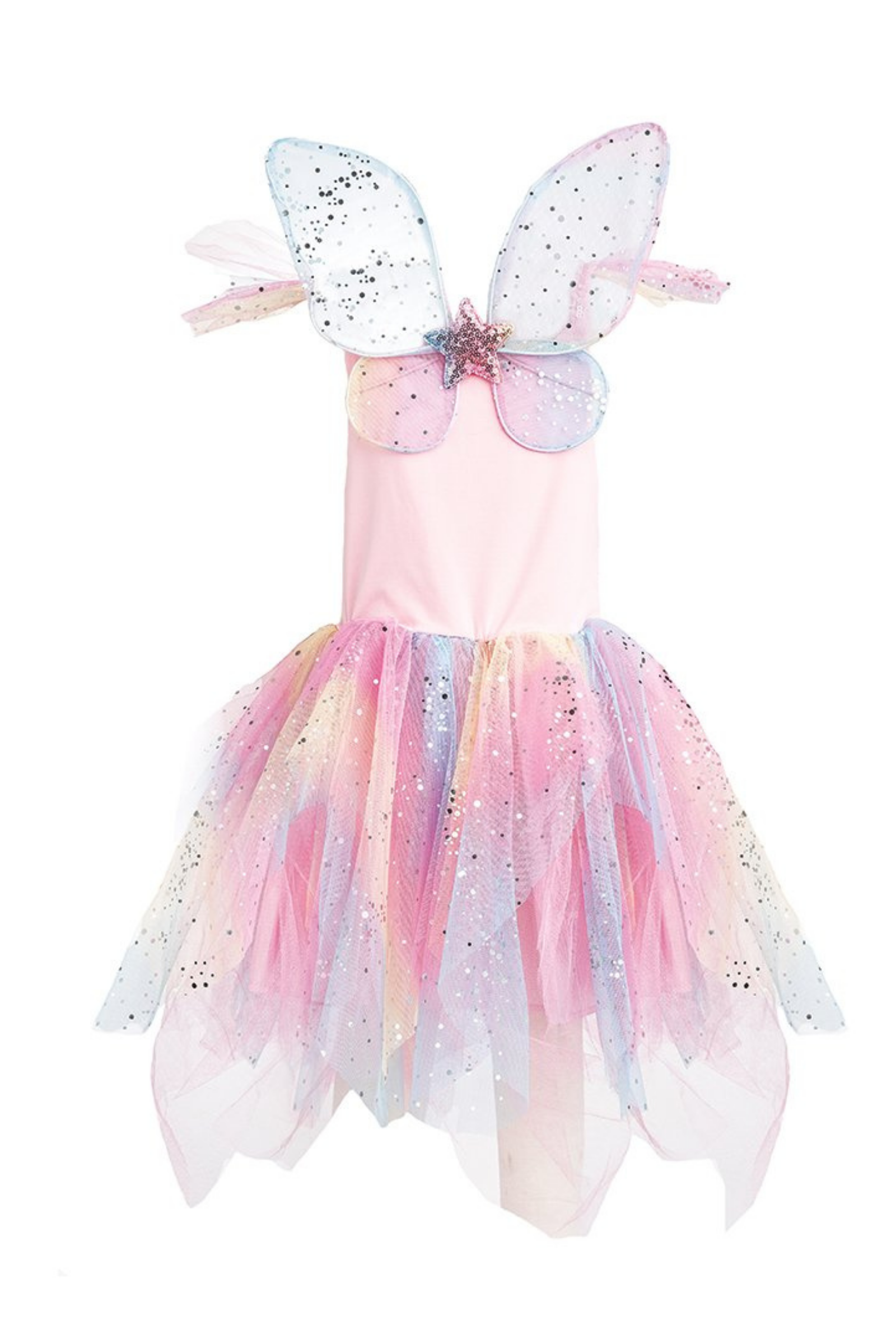 Rainbow Fairy Dress & Wings