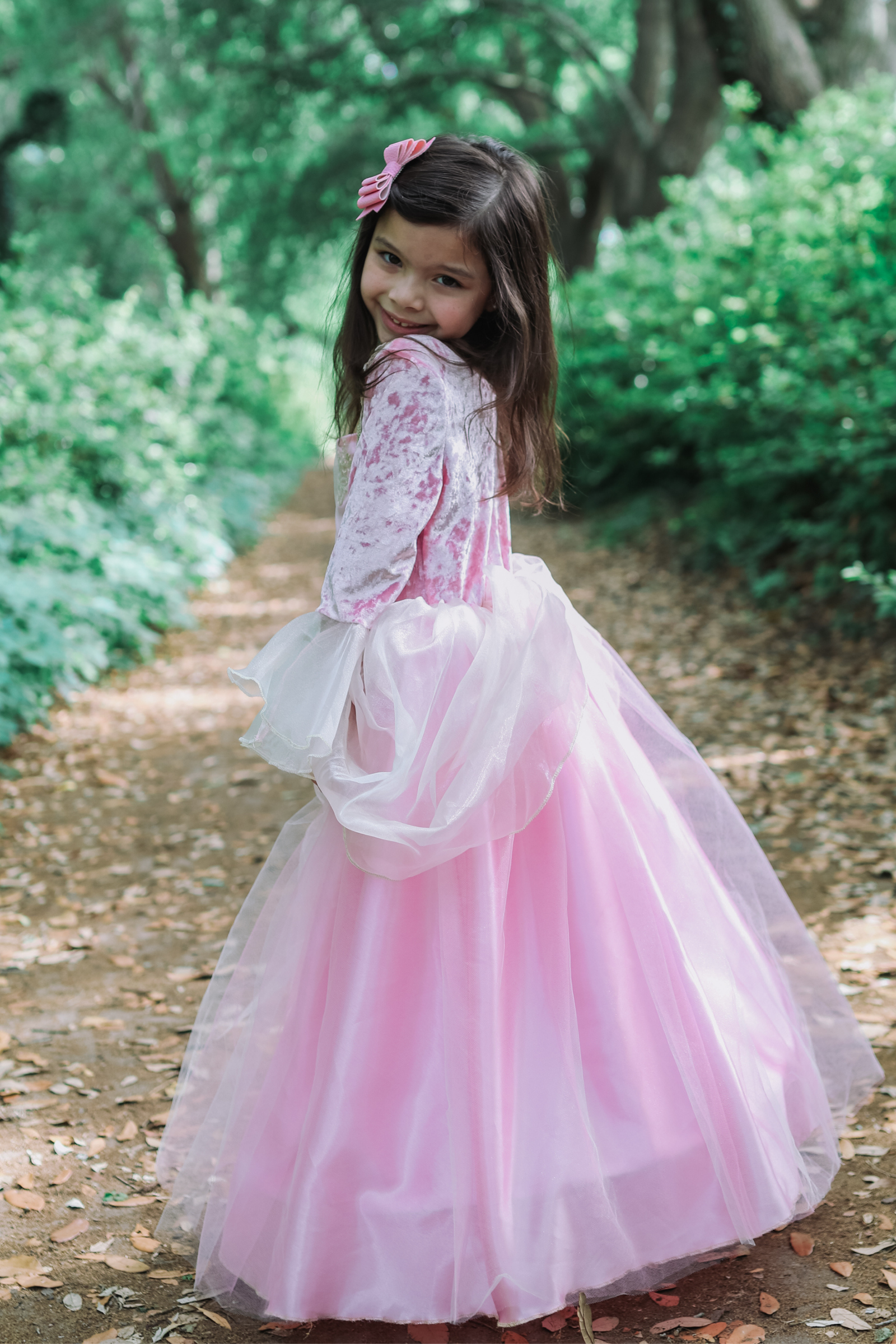 Pink Rose Princess Dress