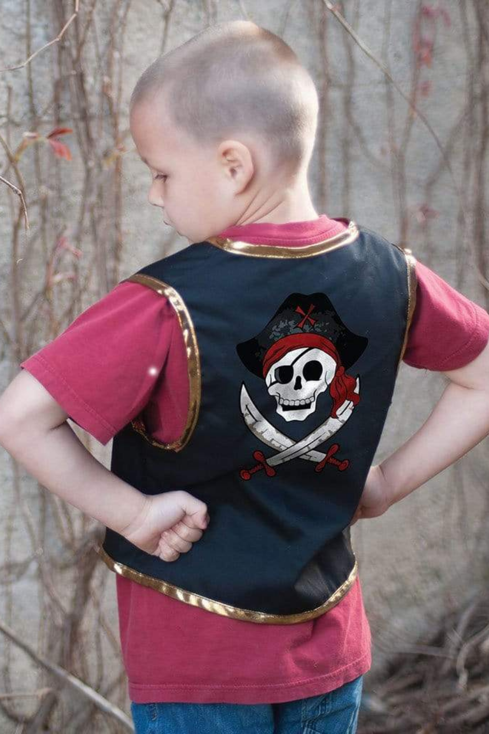 Great Pretenders - Pirate Vest with Eye Patch