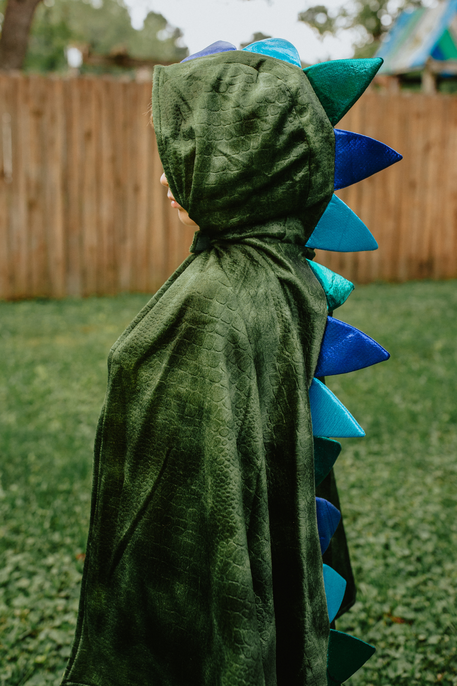 Green Dragon Cape with Claws