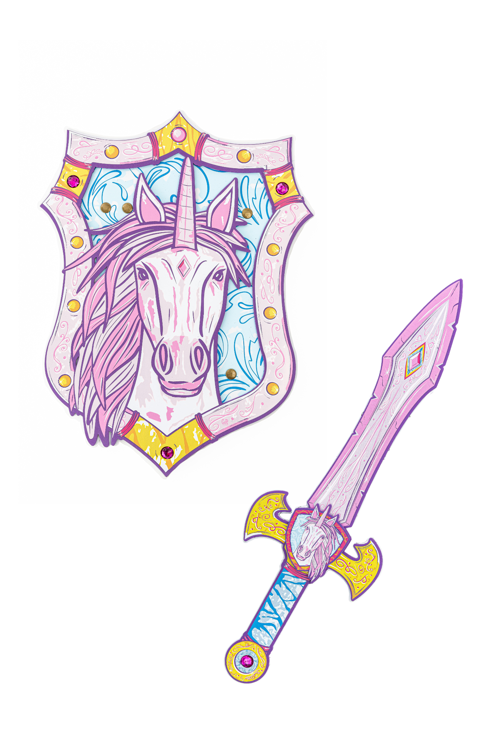 Enchanted Unicorn EVA Sword & Shield Bundle