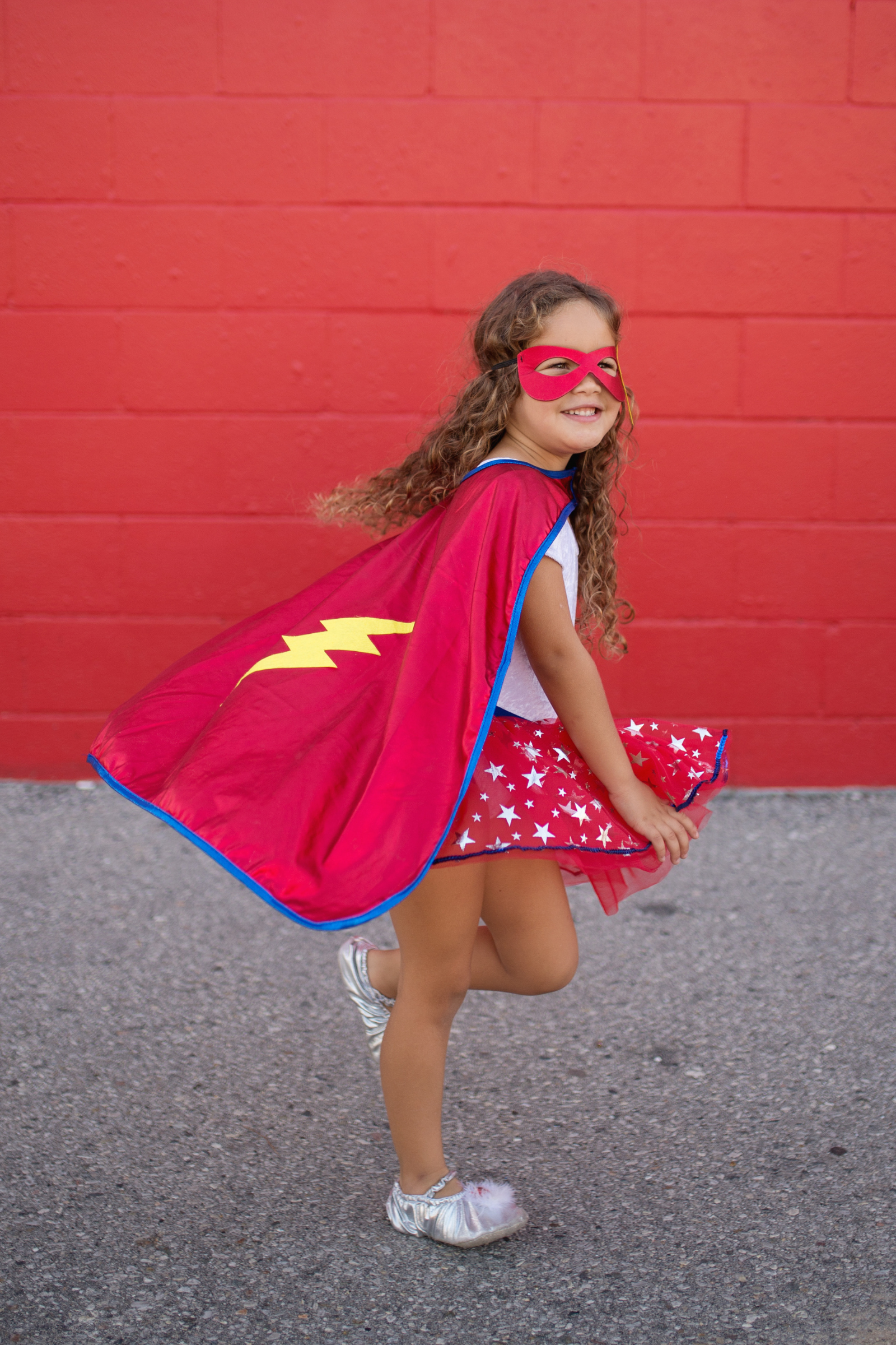 Superhero Tutu Cape and Mask Set