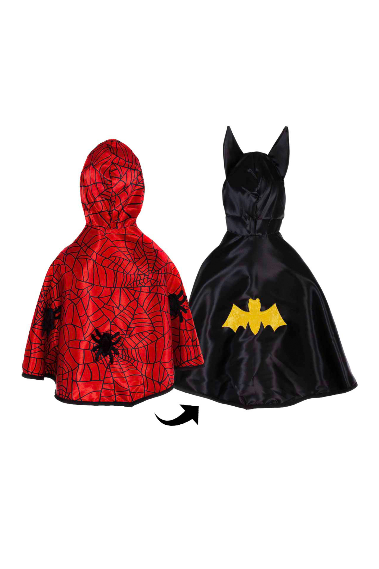 Baby Reversible Spider Bat Cape