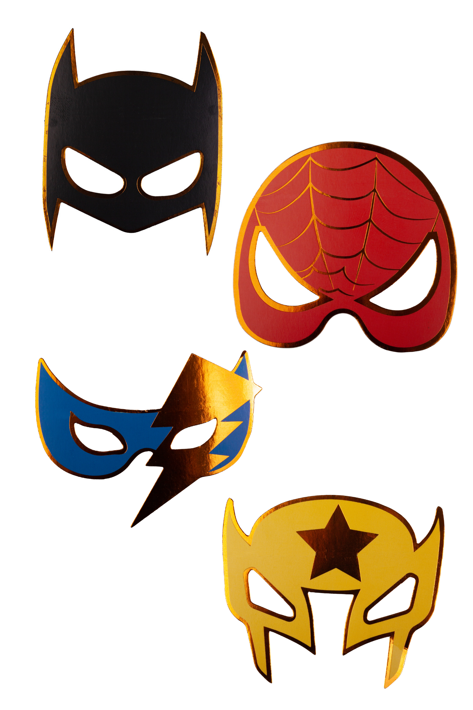 Masks - Party - Superhero (8 pcs)