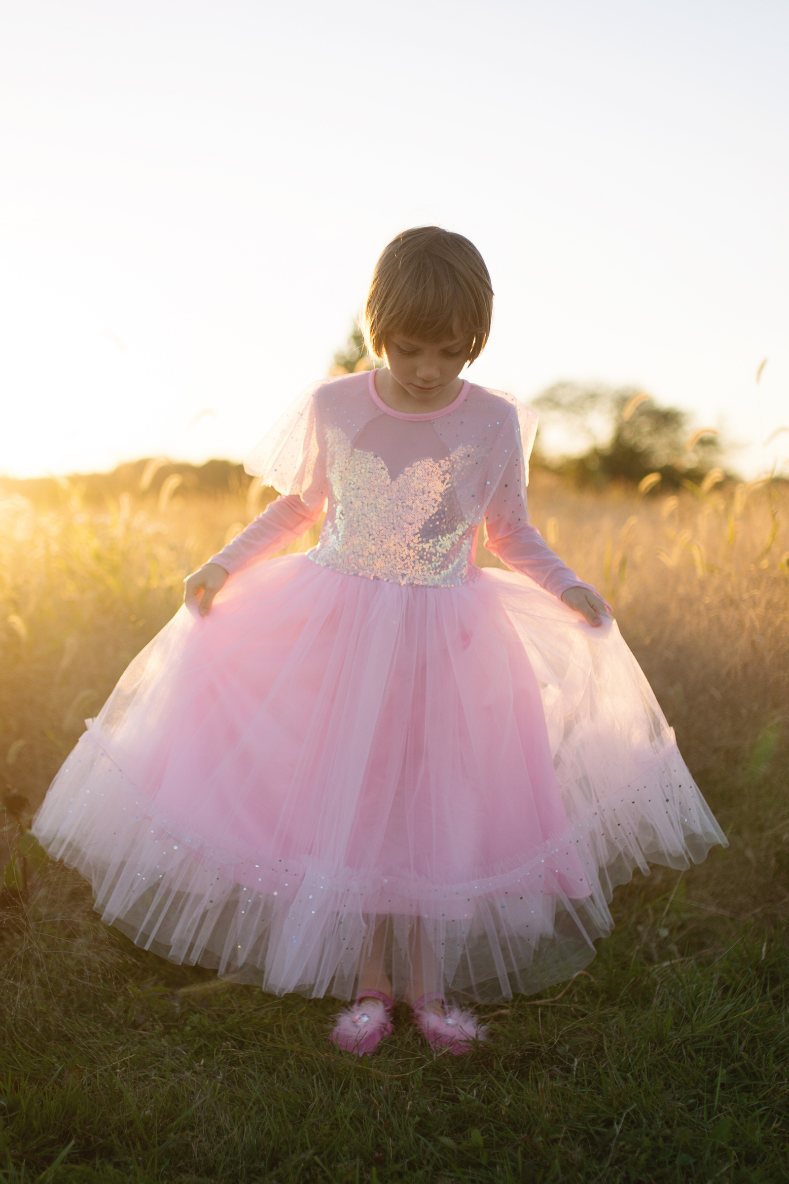 Elegant In Pink Dress